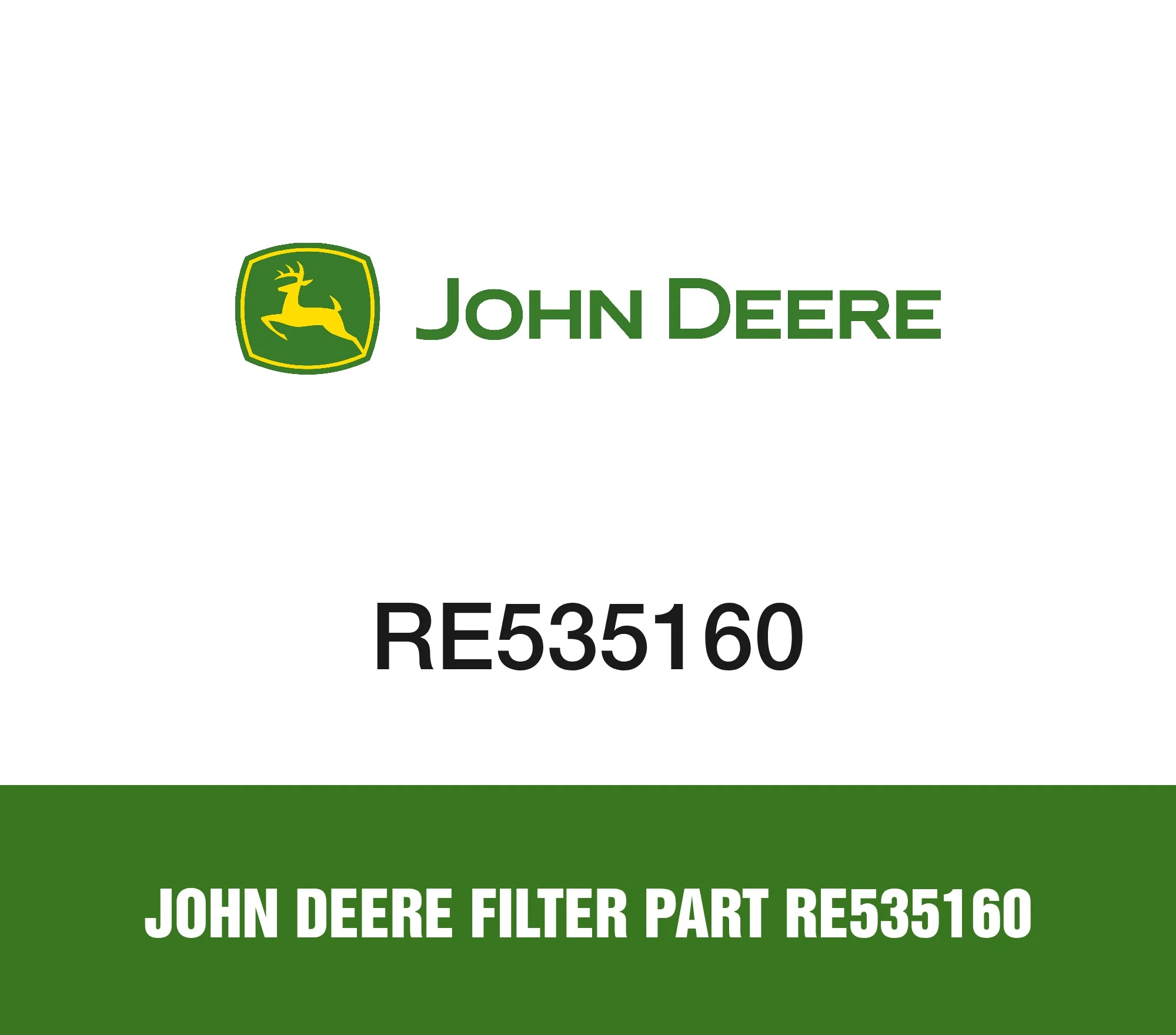 John Deere Filter Part RE535160