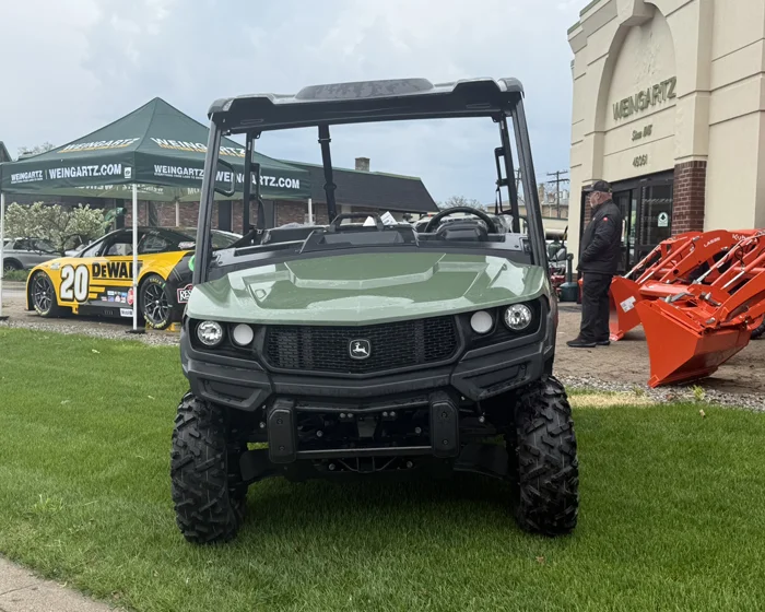 John Deere Gator Full Size Xuv835M Crossover Utility Vehicle Xuv 557090 Front View product image