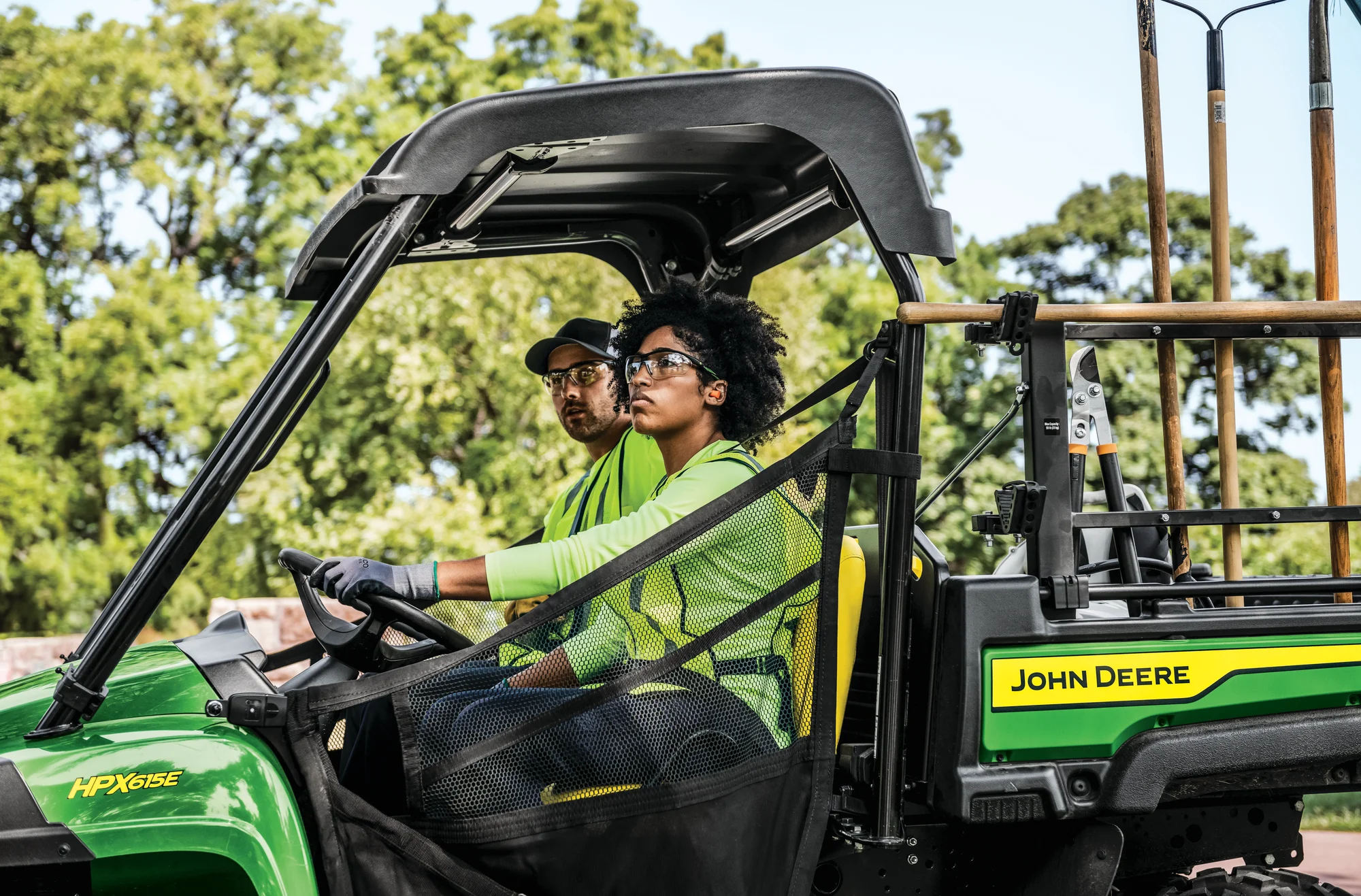 John Deere HPX615E Work Series UTVs Service Friendly Layout feature image