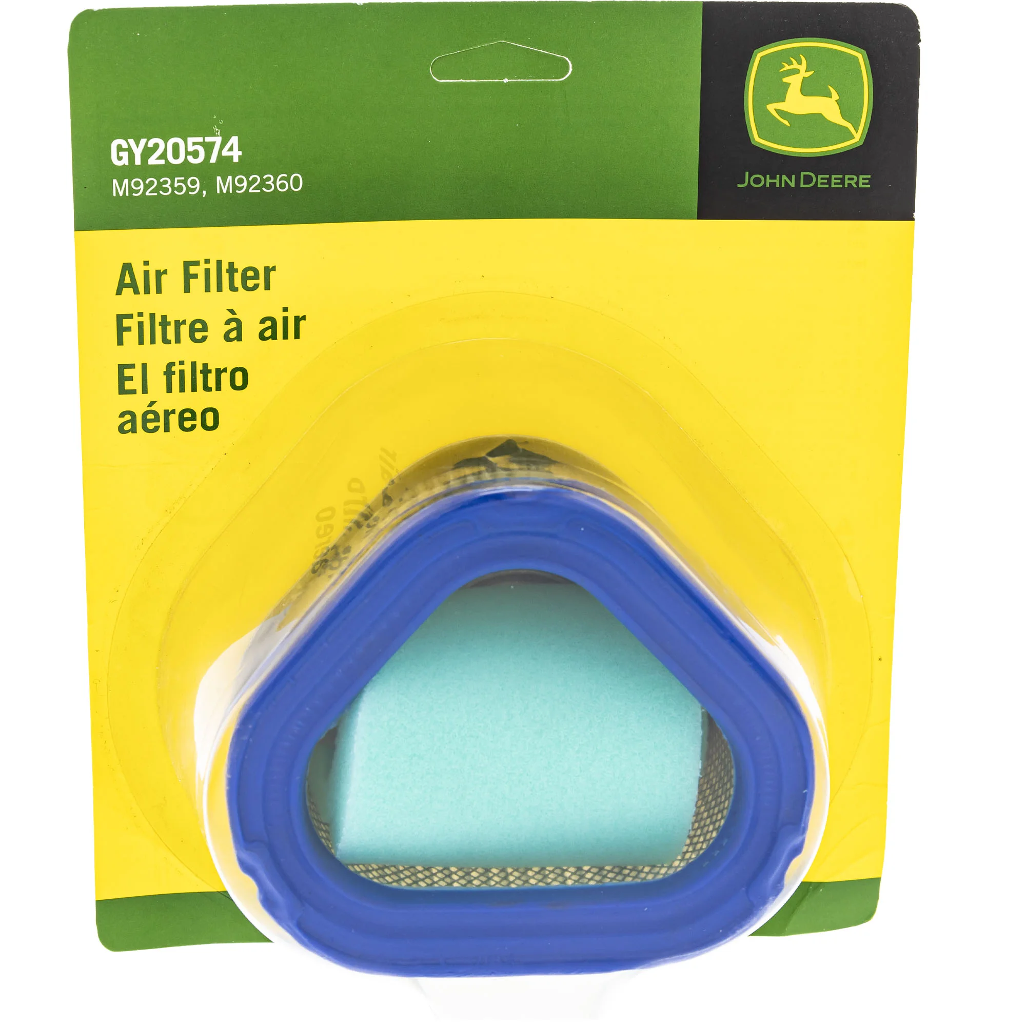 John Deere Air Filter Part GY20574
