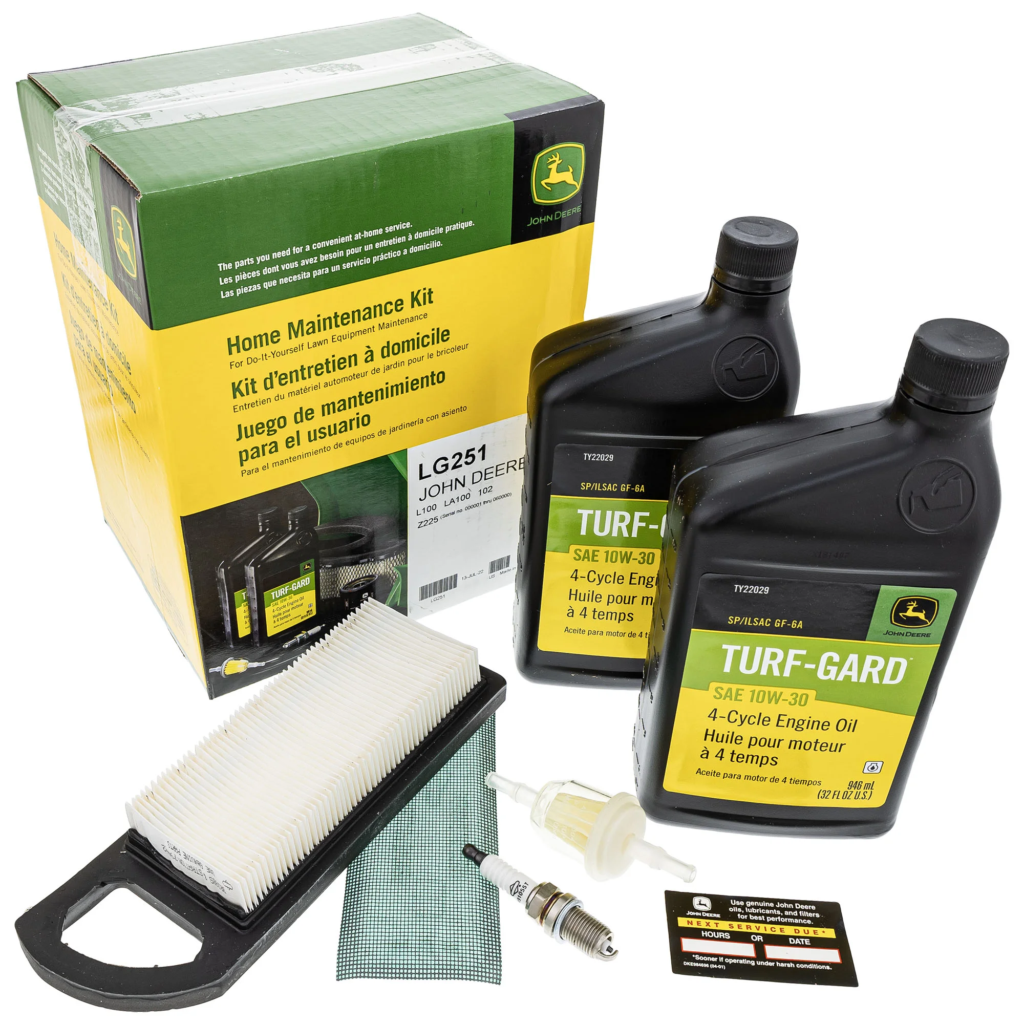 John Deere Maintenance Kit Part LG251