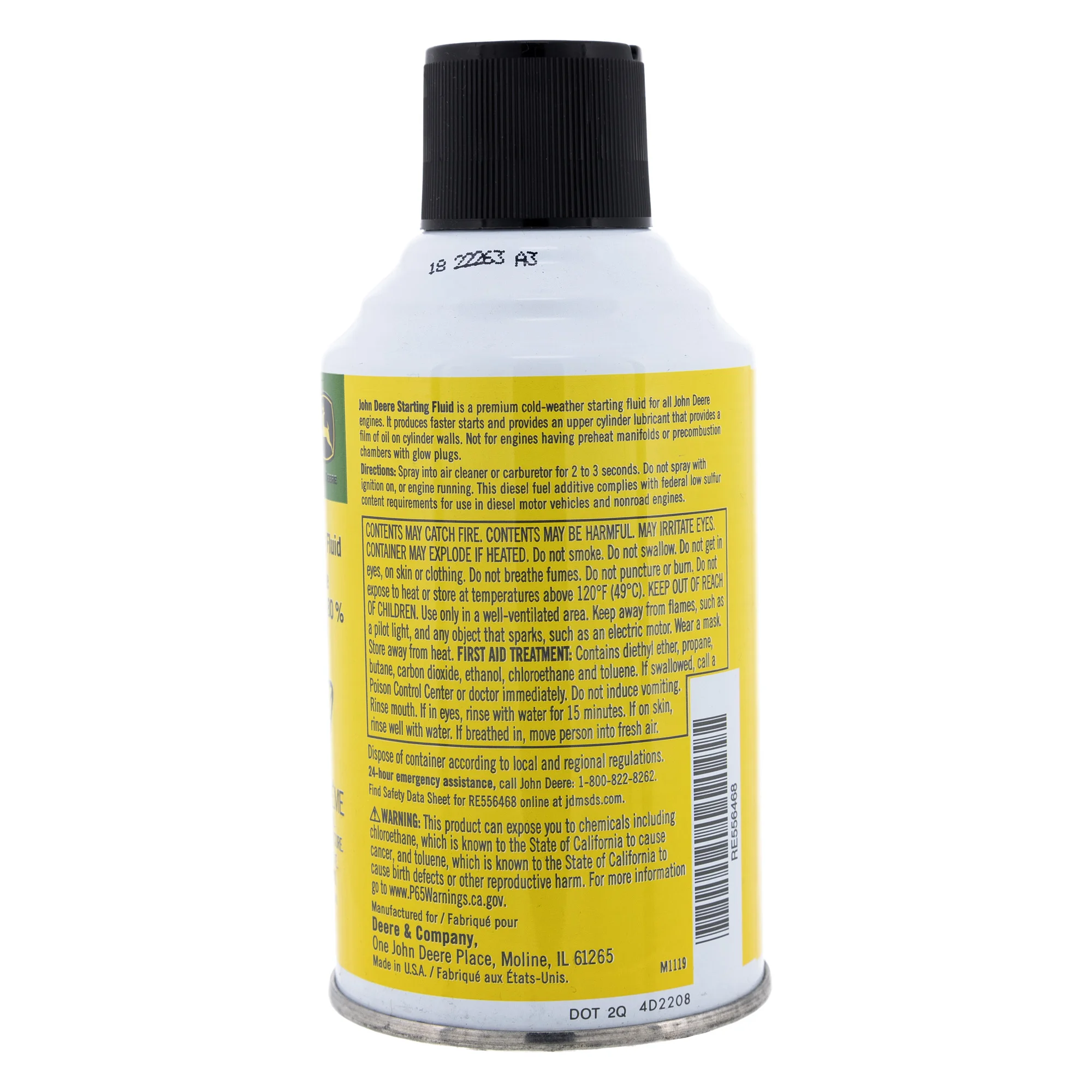 John Deere Starting Aid Part RE556468
