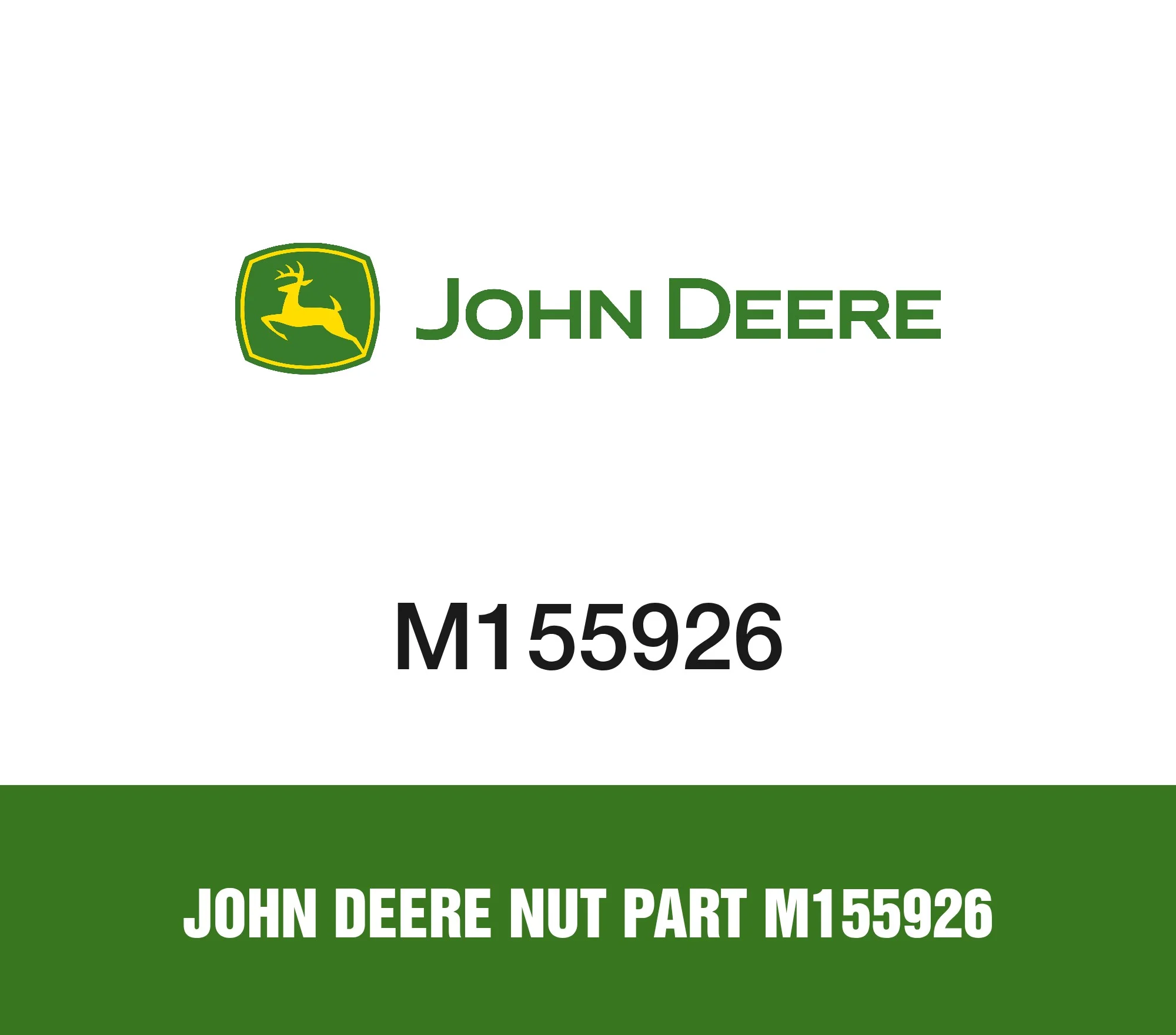 John Deere Nut Part M155926