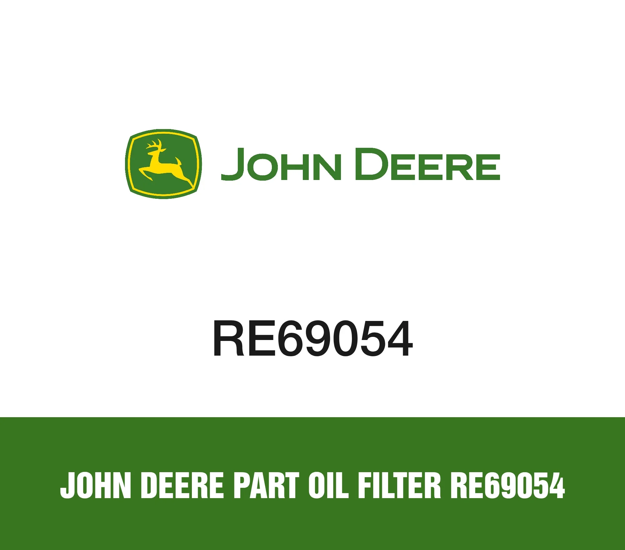 John Deere Part Oil Filter RE69054