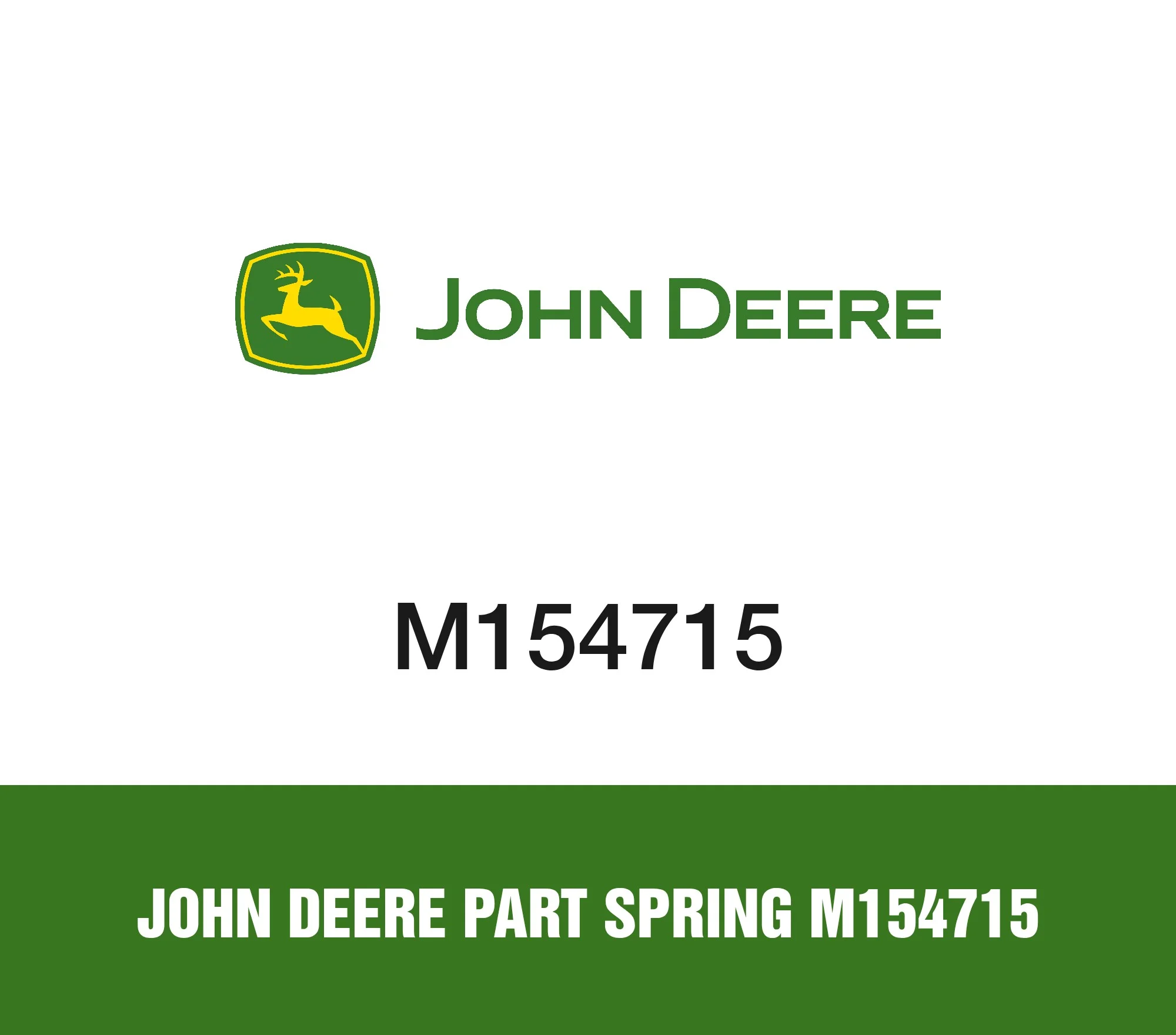 John Deere Part Spring M154715