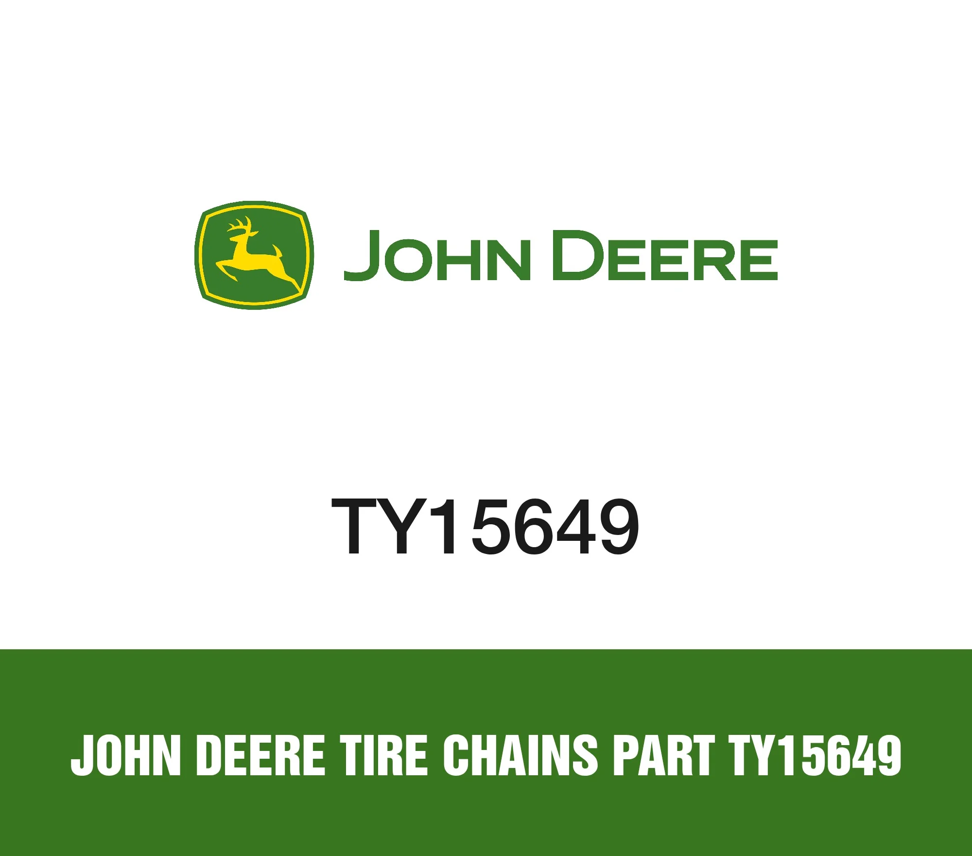 John Deere Tire Chains Part TY15649