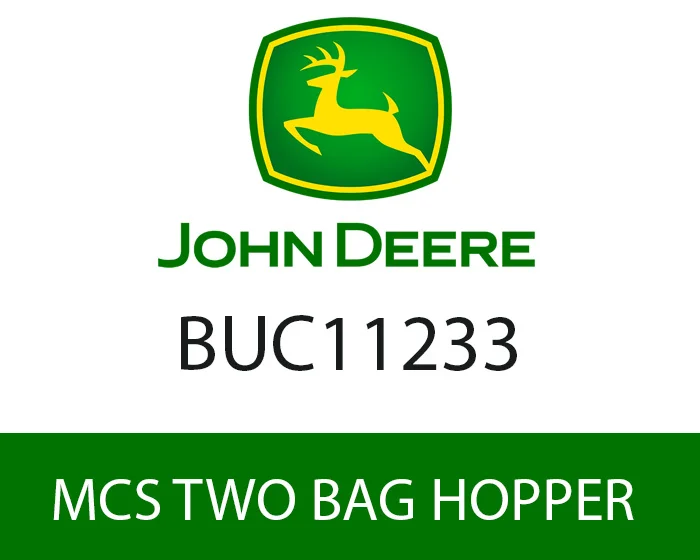 John Deere two bag hopper assembly buc11233 outdoor power equipment accessory