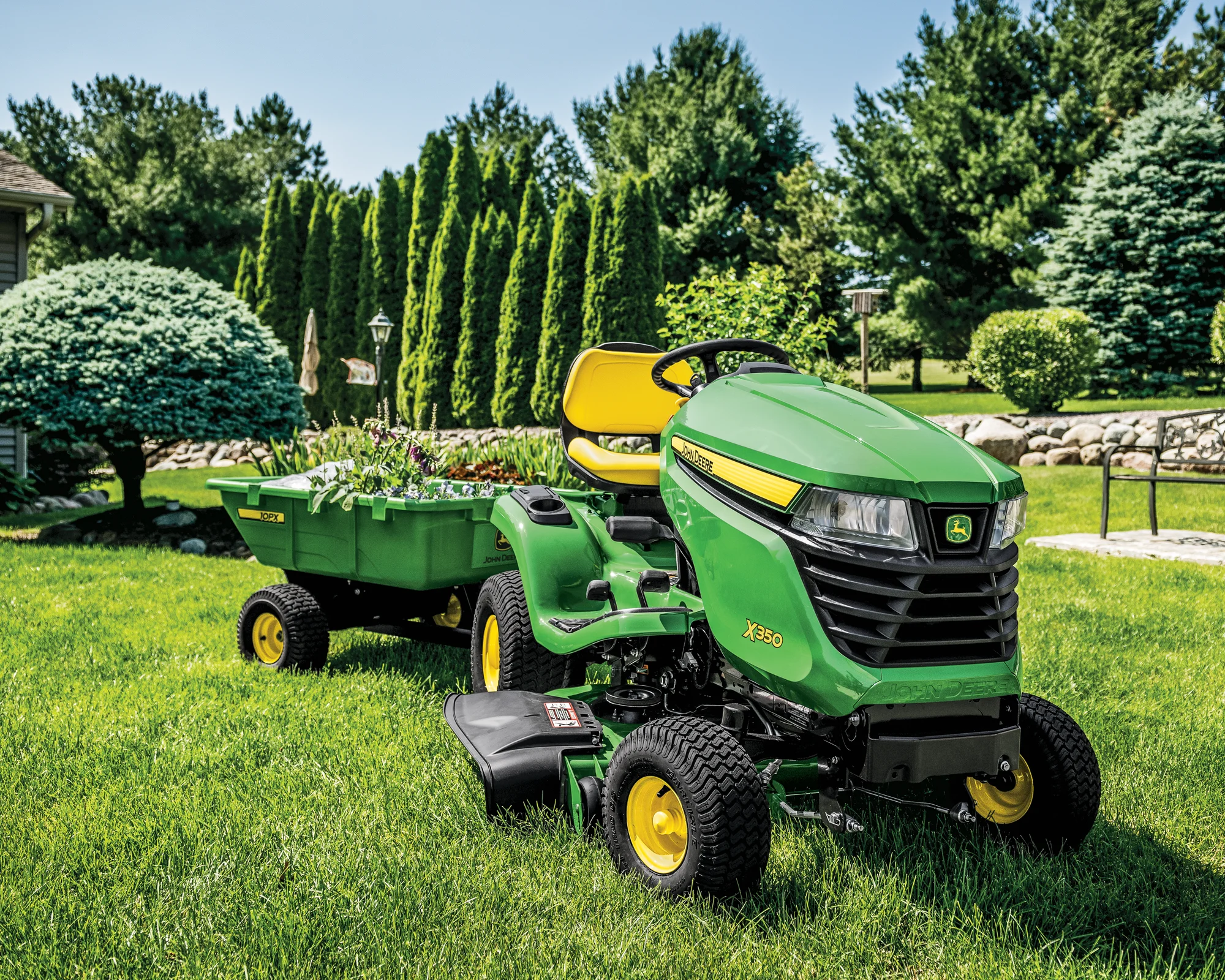 John Deere Select X300 Series Lawn Tractor X350