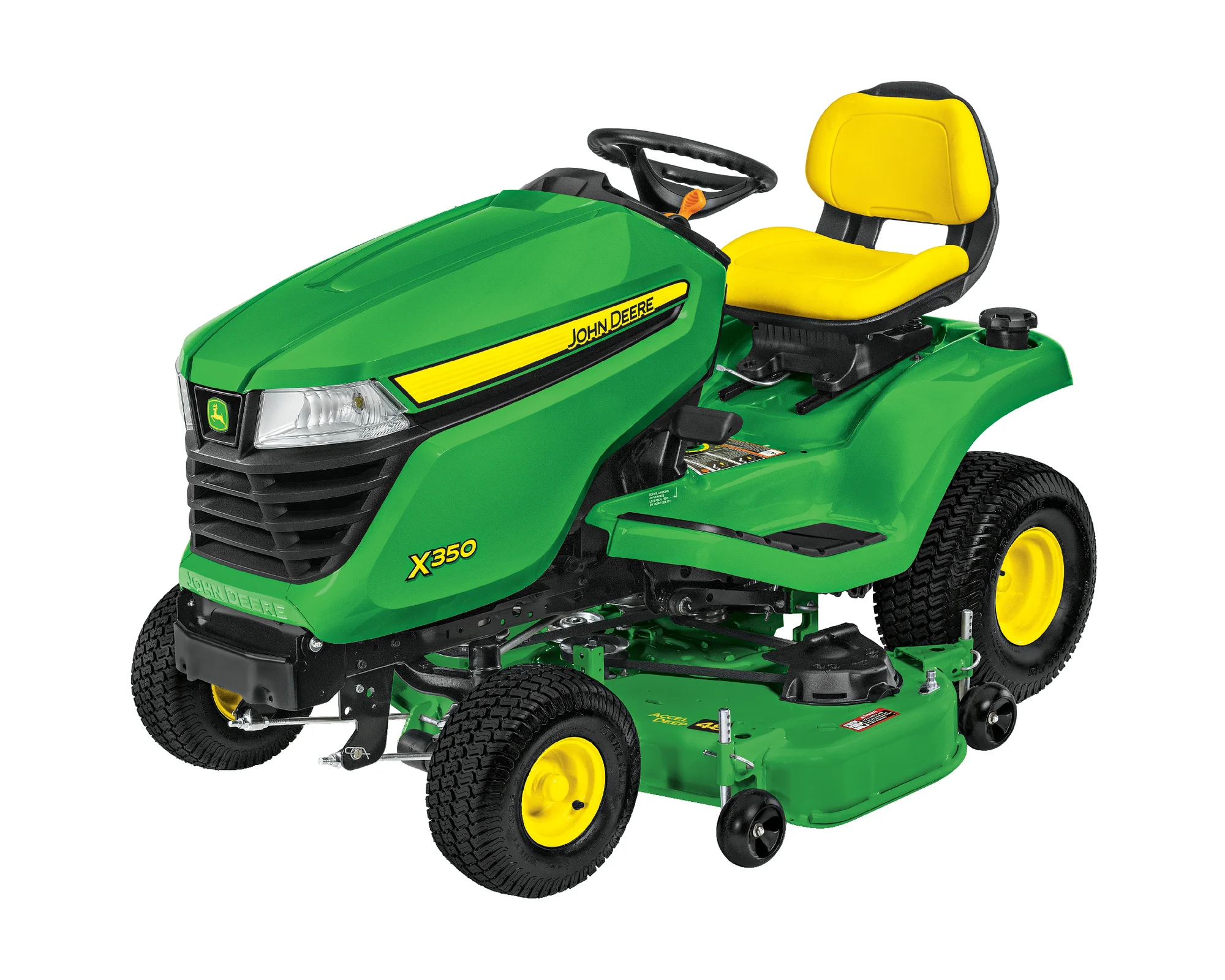 John Deere Select X300 Series Lawn Tractor X350 John Deere X300 Select Series Lawn Tractor X350 Side View Right Close product image