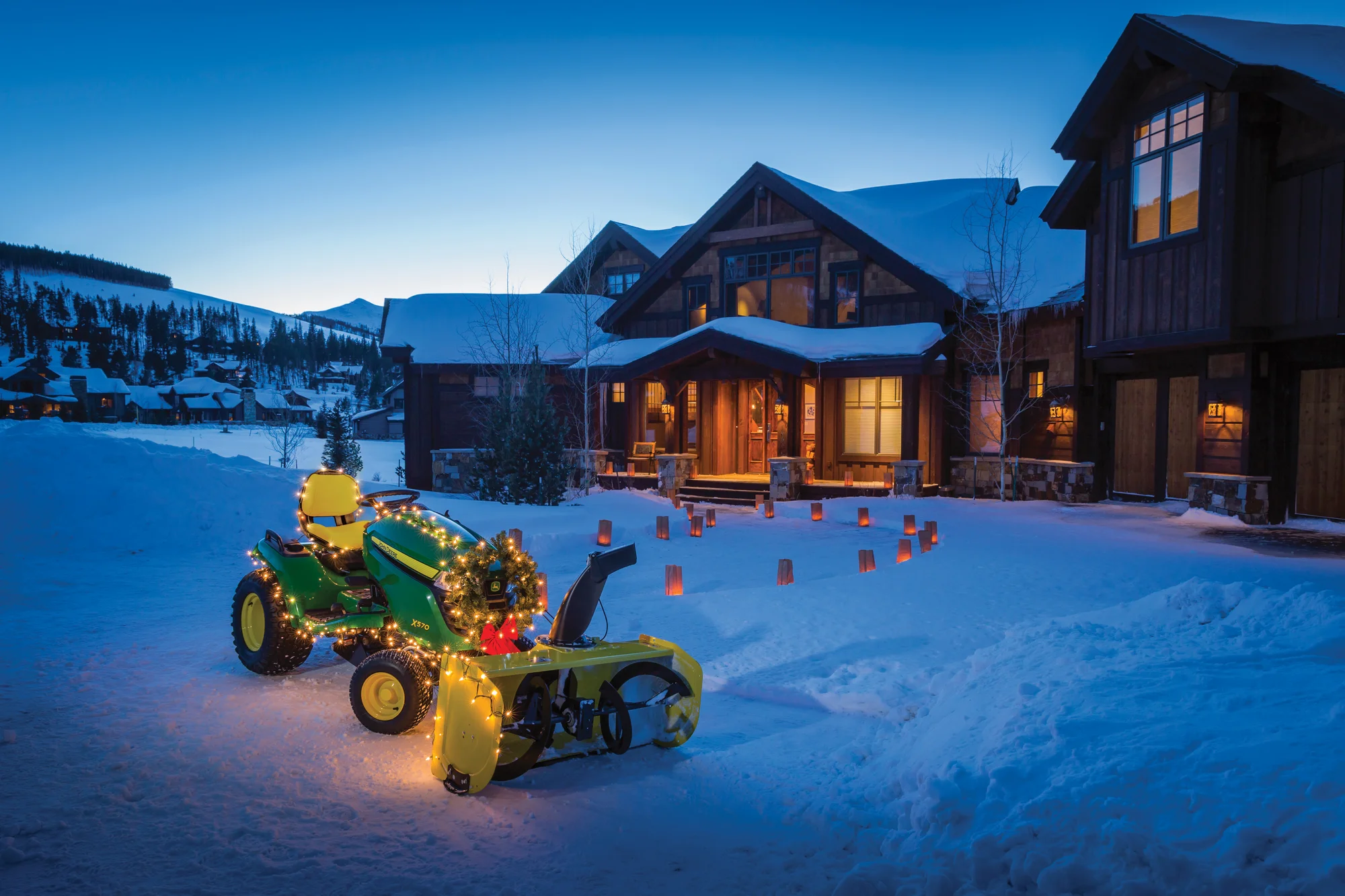 John Deere X500 Select Series Lawn Tractor X590 Christmas Lights product image