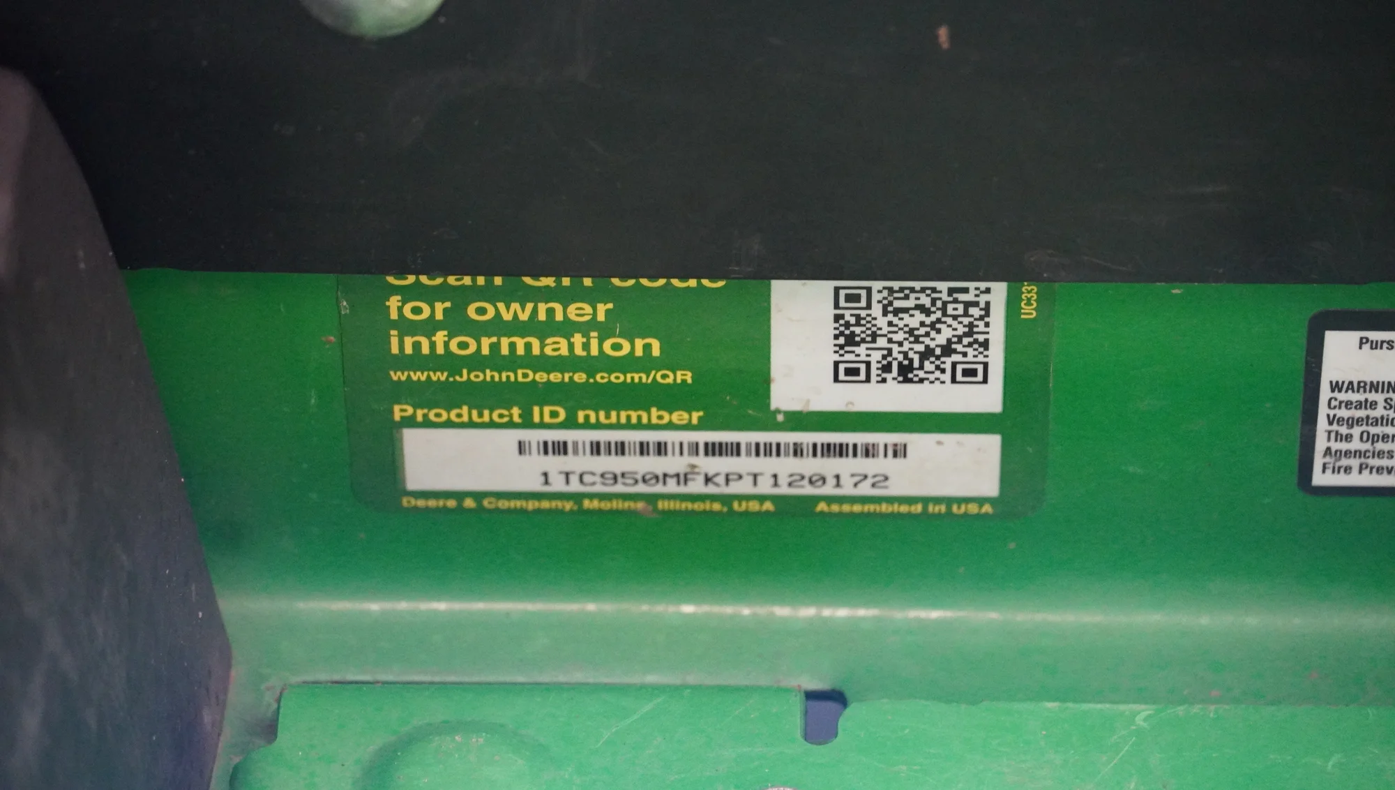 Used John Deere Z950M 54 in Zero Turn Mower TR4977F