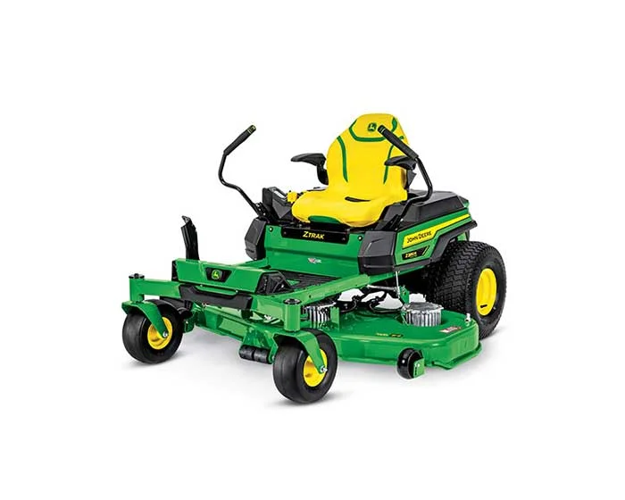 John Deere Ztrak 300 Electric Series Zero Turn Rider Z380R Electric Front View Right product image