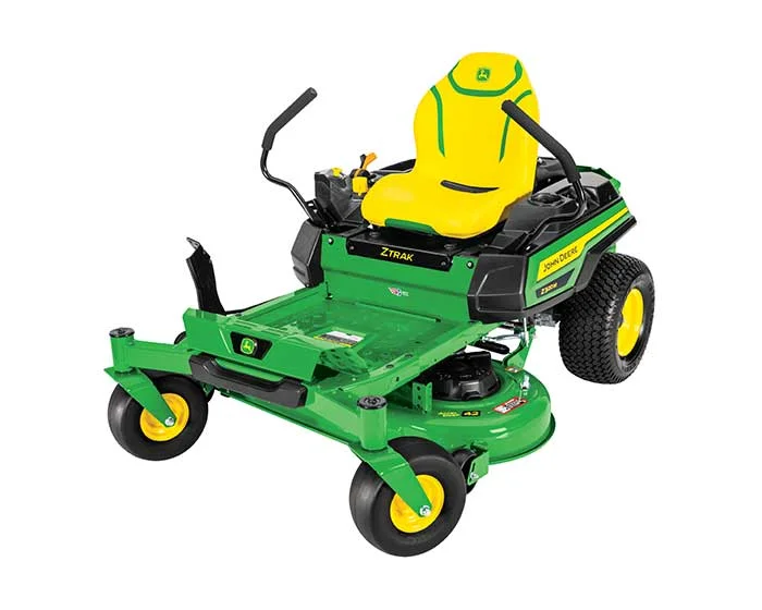 John Deere ZTrak 300 Series Zero Turn Rider Z320M John Deere Ztrak 300 Series Zero Turn Rider Z320M Front View Right product image