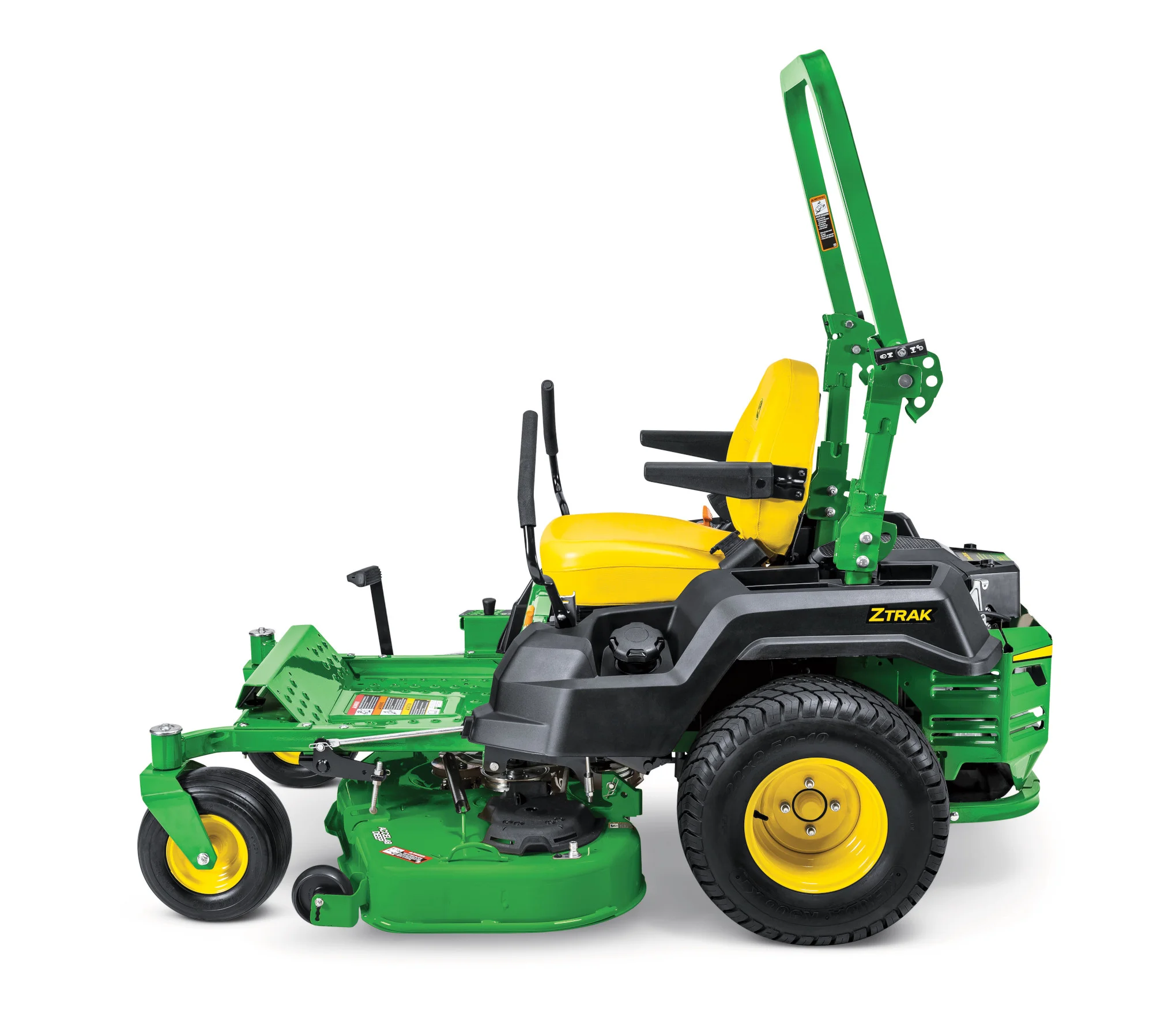 John Deere ZTrak 500 Series Zero Turn Rider Z515E-48 John Deere Ztrak 500 Series Zero Turn Rider Z515E 48 Side View product image