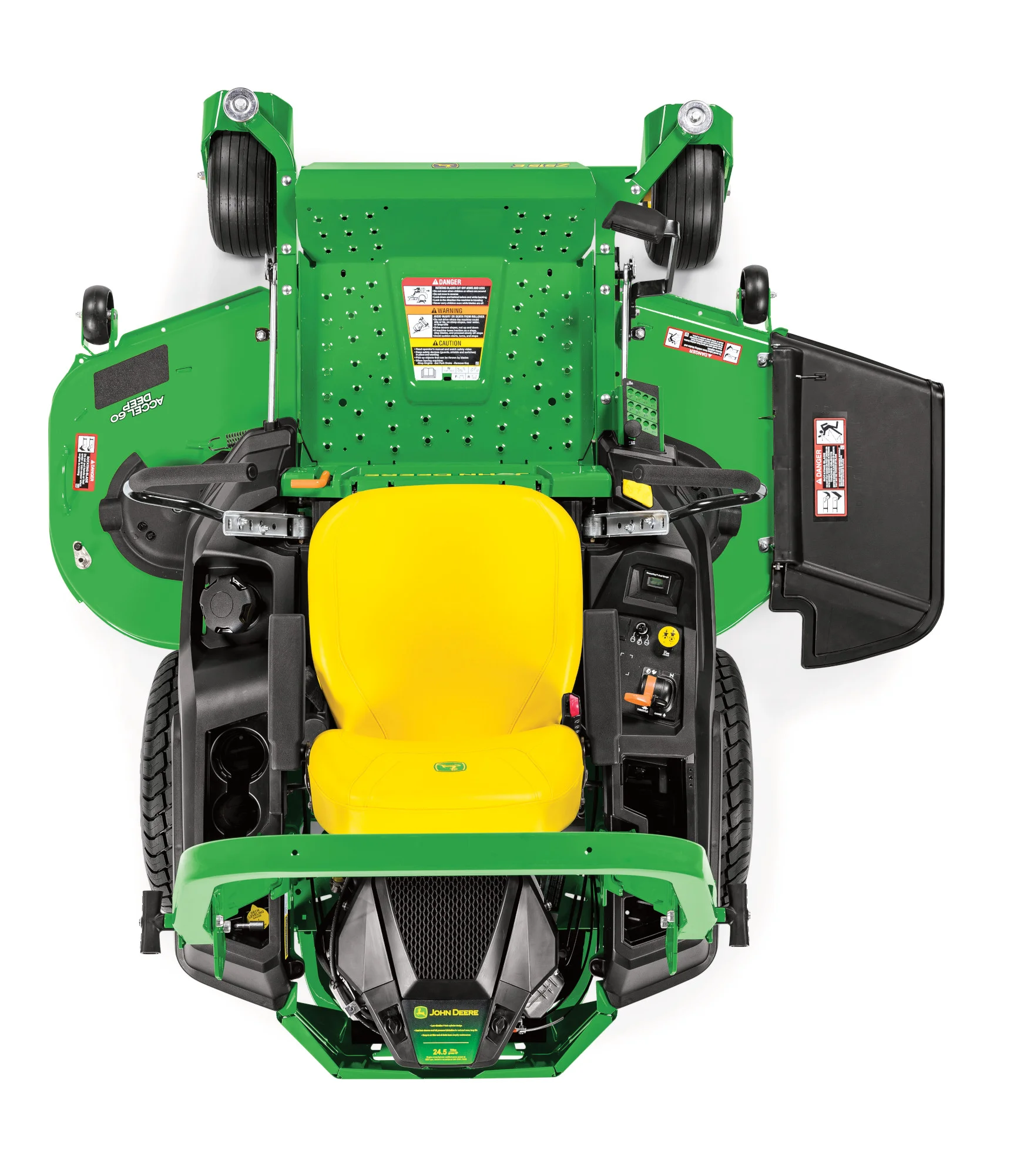 John Deere Ztrak 500 Series Zero Turn Rider Z515E 60 Overhead View product image