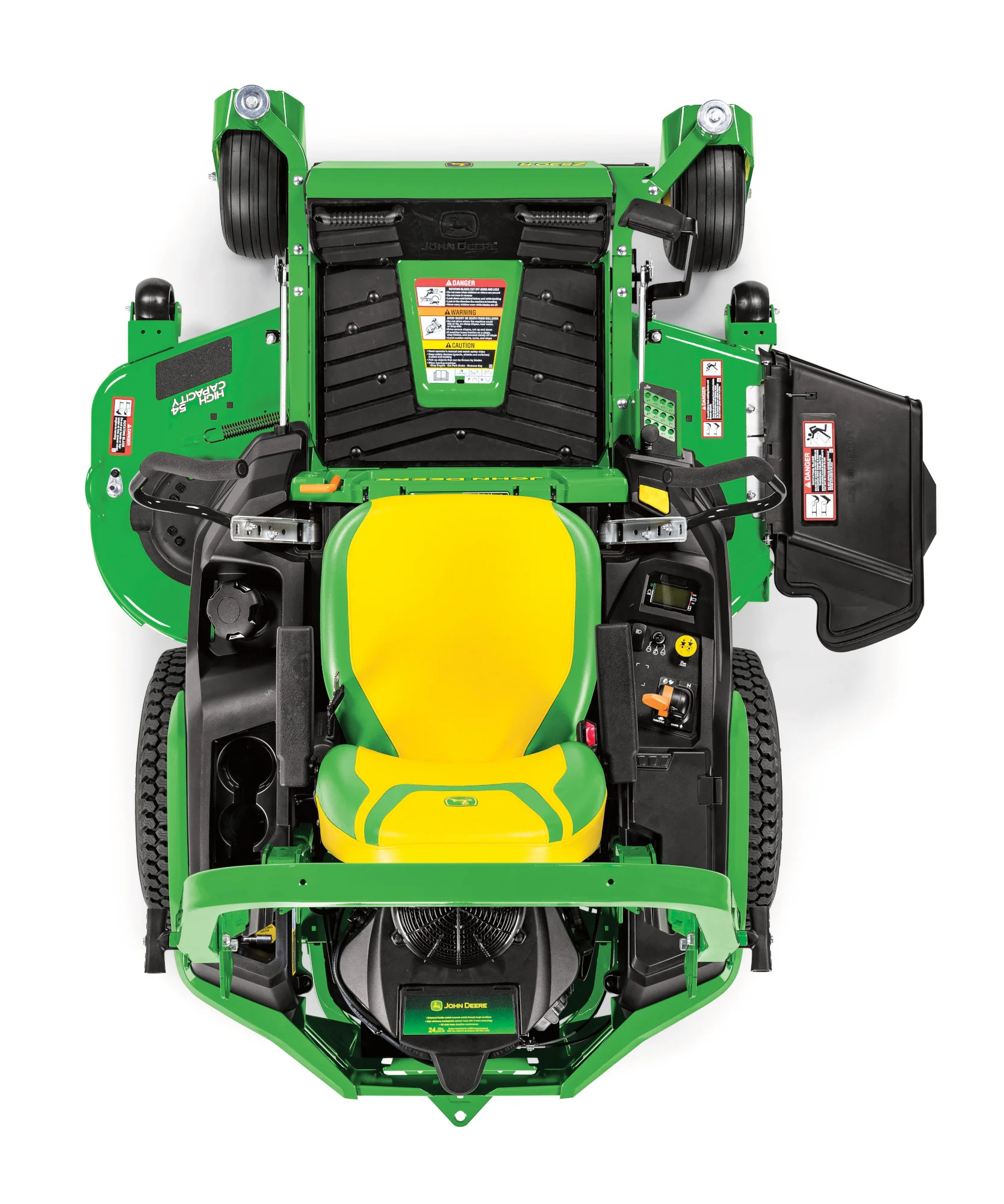 John Deere ZTrak 500 Series Zero Turn Rider Z530R-54 John Deere Ztrak 500 Series Zero Turn Rider Z530R Overhead View product image