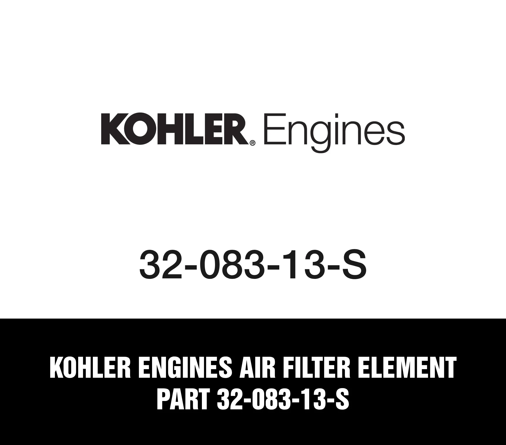 Kohler Engines Air Filter Element Part 32-083-13-S