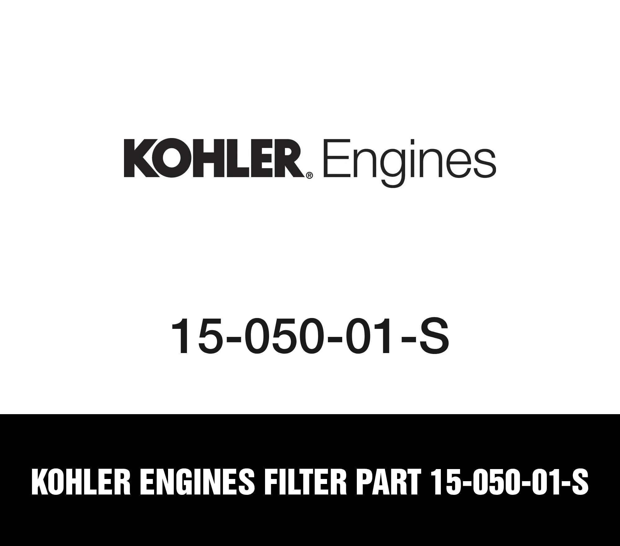 Kohler Engines Filter Part 15-050-01-S