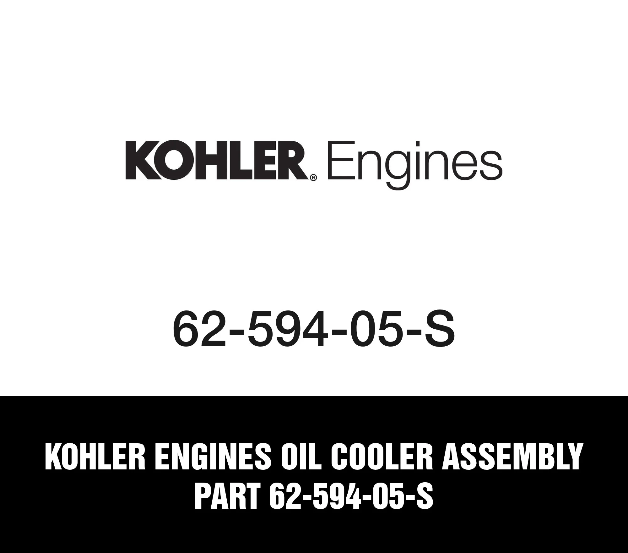 Kohler Engines Oil Cooler Assembly Part 62-594-05-S