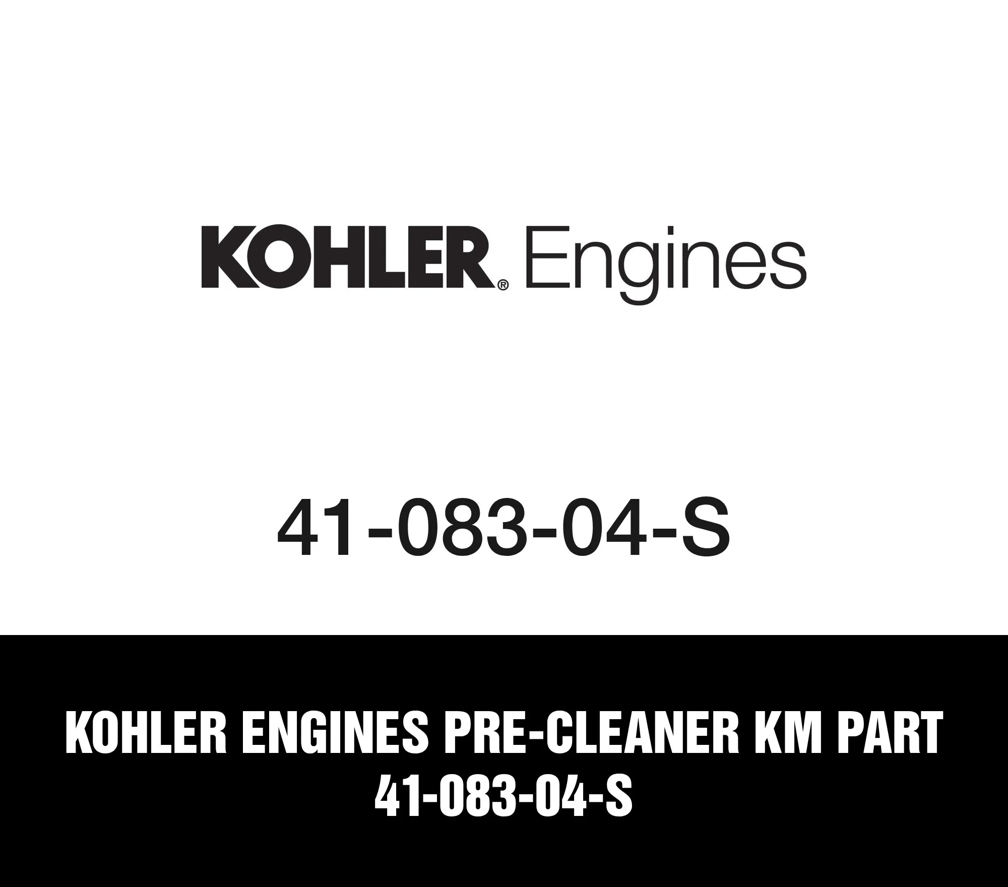 Kohler Engines Pre-Cleaner Km Part 41-083-04-S