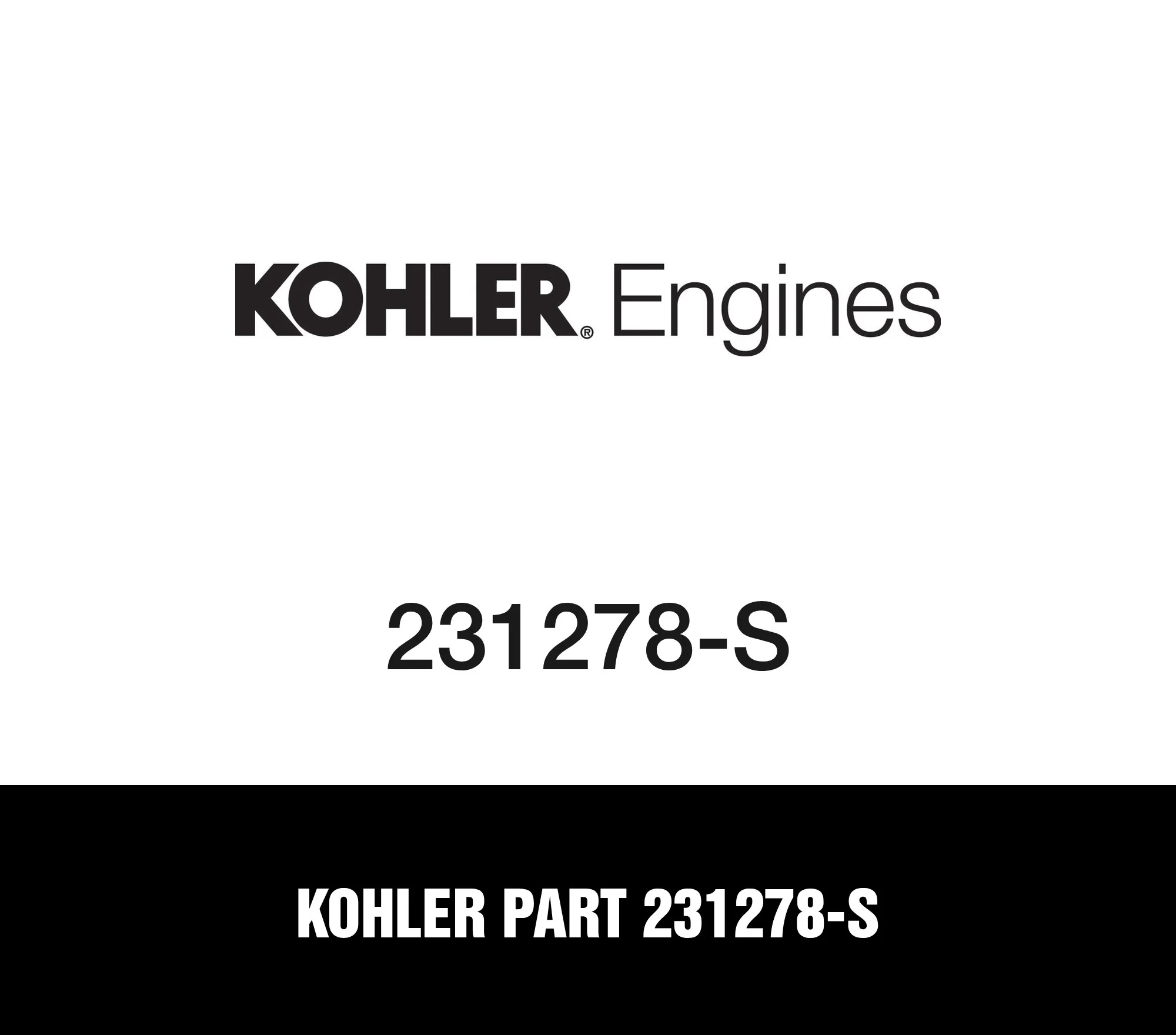 【e】 Kohler 231278-S