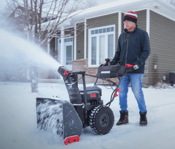 Two-Stage Snow-Clearing System
