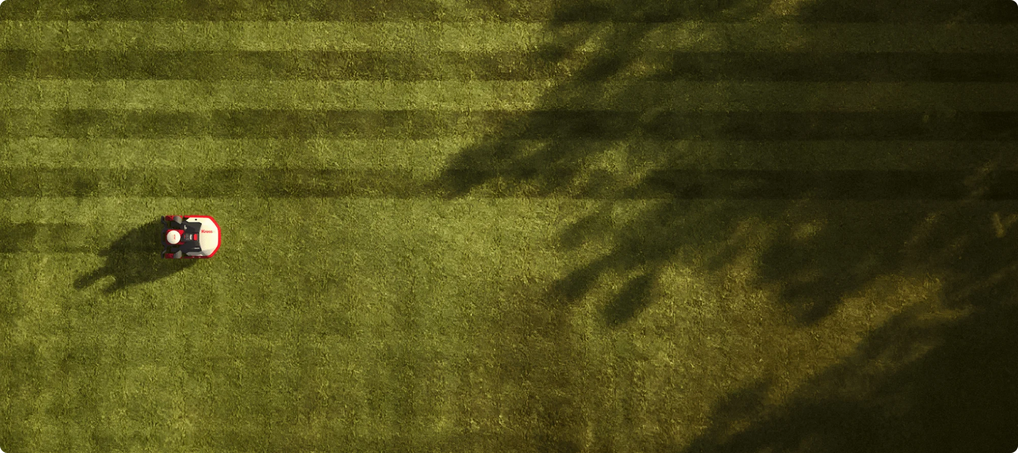 Systematic Parallel Mowing Pattern