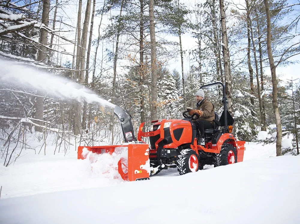 Kubota Bx Series Compact Utility Tractors Fast Attach Implements feature image
