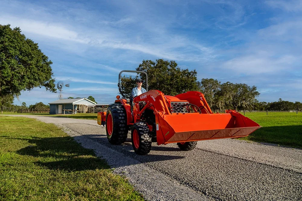 Kubota L Series Compact Utility Tractors Smooth Hydrostatic Or Gear Drive feature image