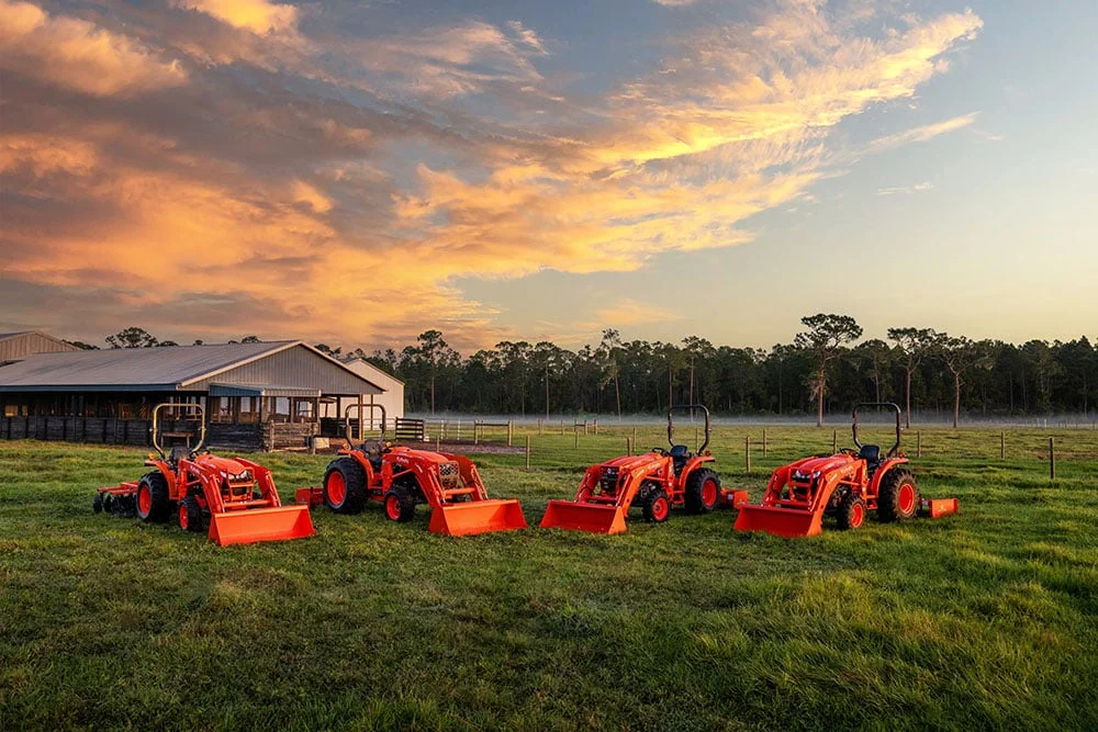 Kubota L Series Compact Utility Tractors Well Balanced Tractors Designed For Small Farms Landscaping And Property Maintenance. feature image