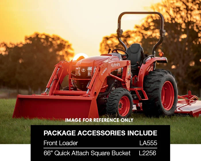 Kubota L60 Series Compact Tractor L3560HST-LE Package