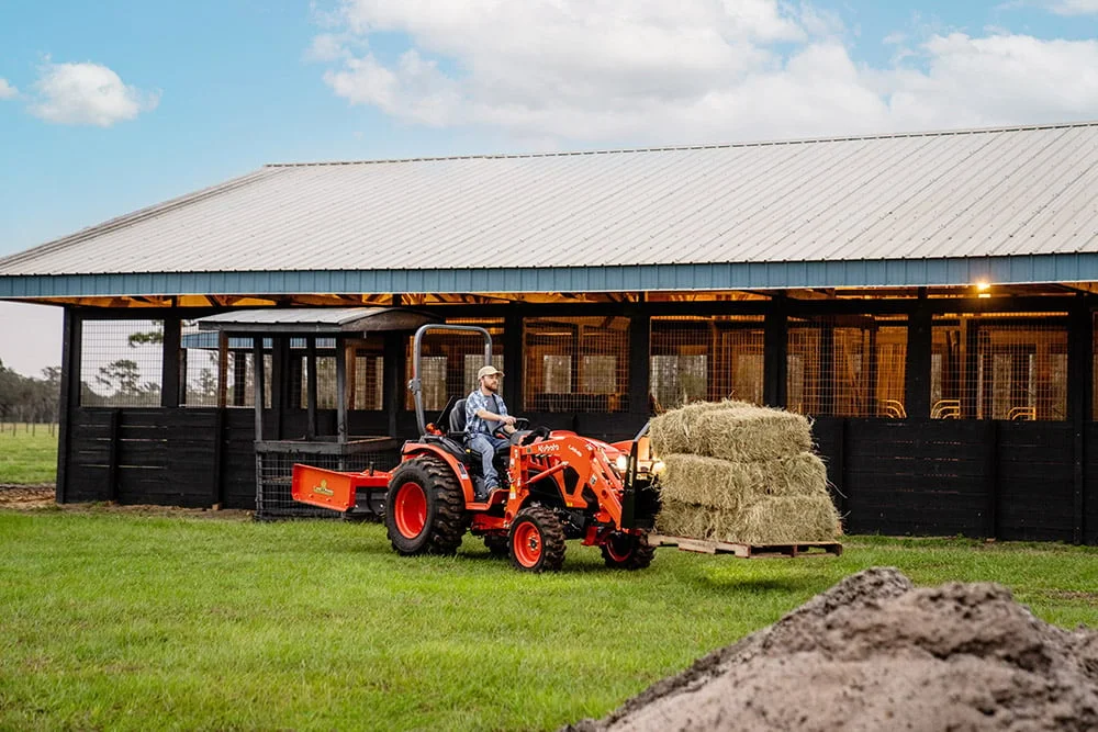 Kubota LX Series Compact Utility Tractors Combines The Maneuverability Of A Compact Tractor With The Power And Comfort Of A Larger Machine. feature image