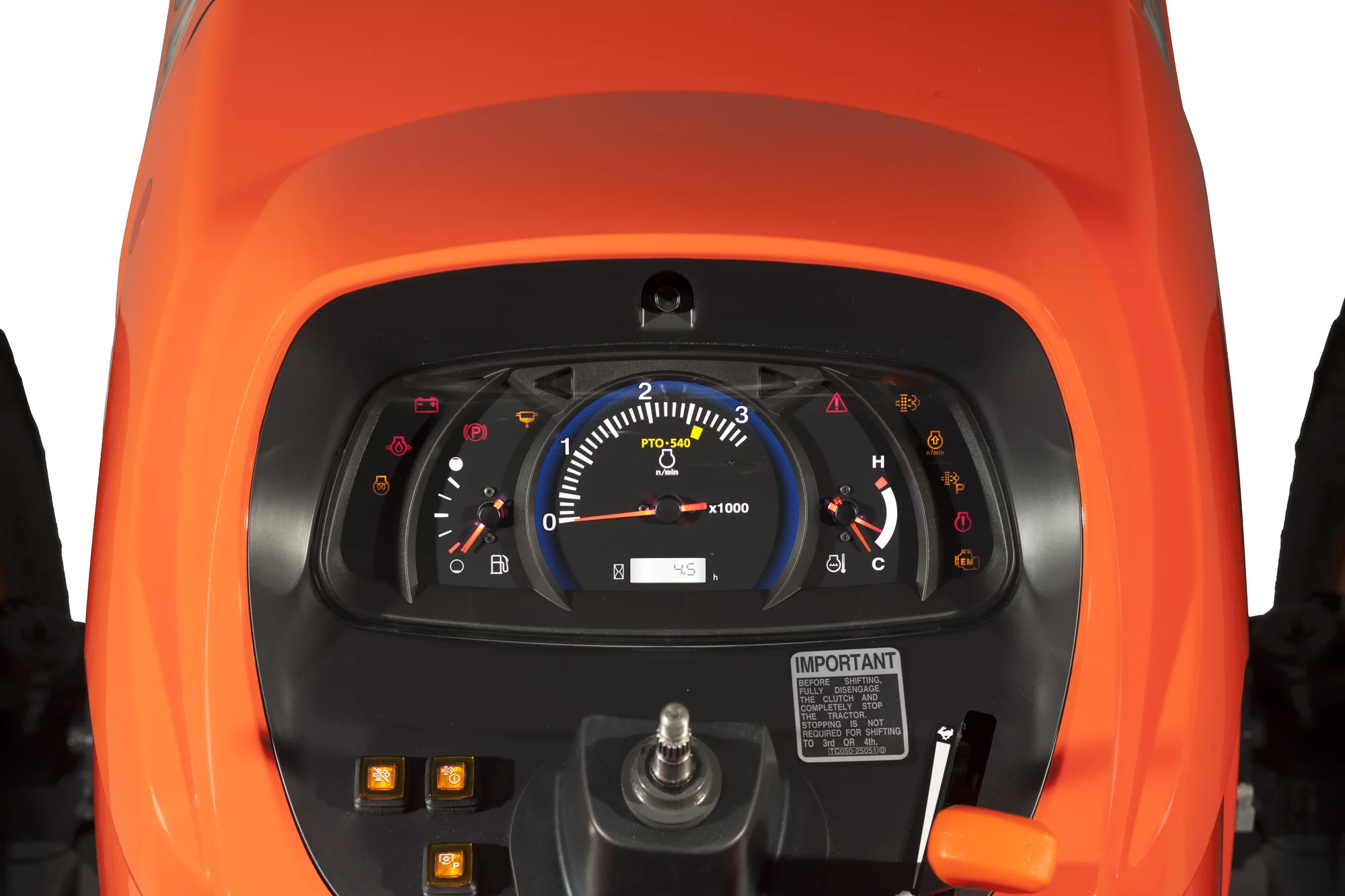 Kubota MX Series Compact Tractor MX6000HSTC-28544 Kubota Mx Series Compact Tractor Mx6000Hstc 28544 Closeup Dashboard product image