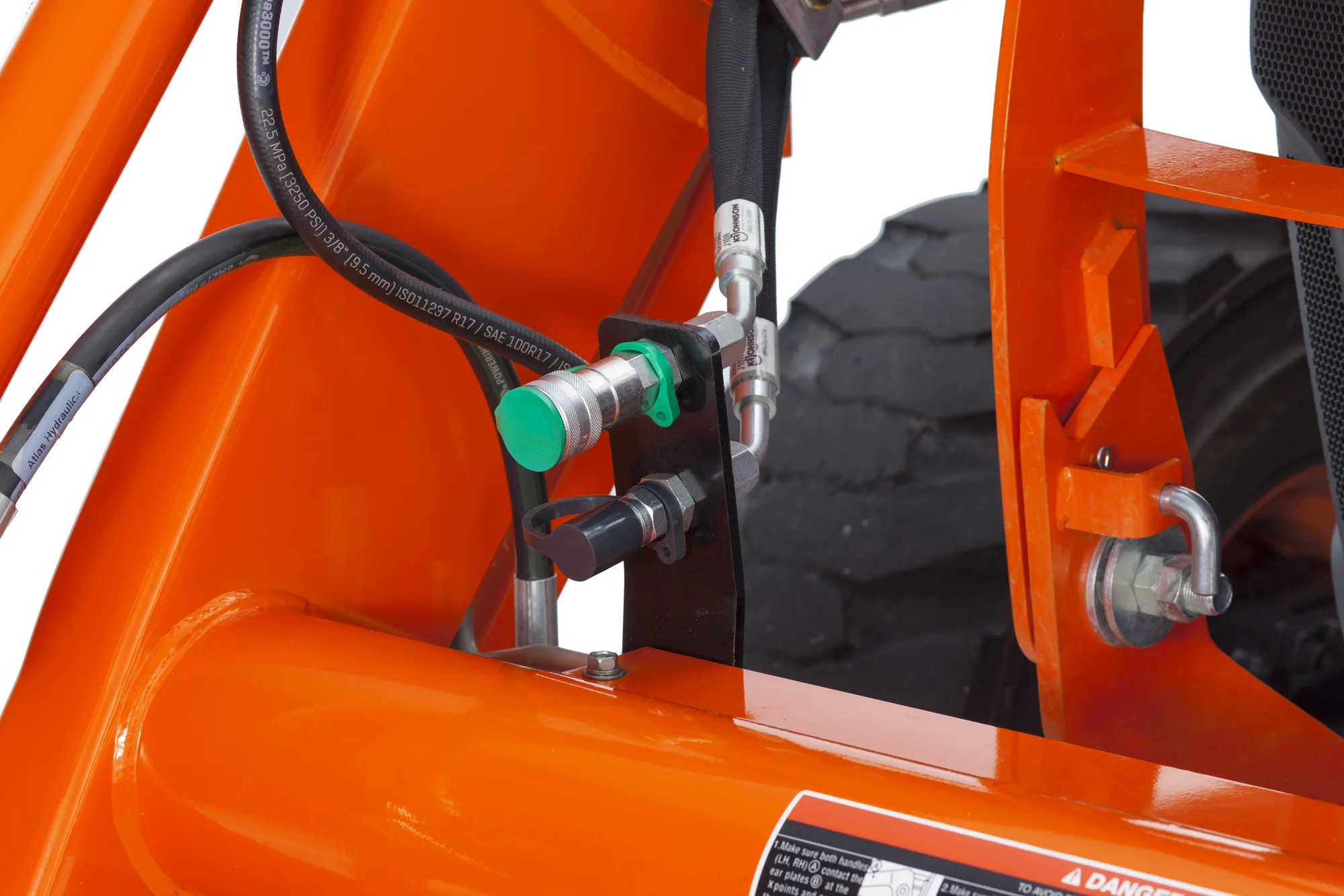 Kubota Mx Series Compact Tractor Mx6000Hstc 28544 Closeup Hydraulic Quick Connect Couplers product image
