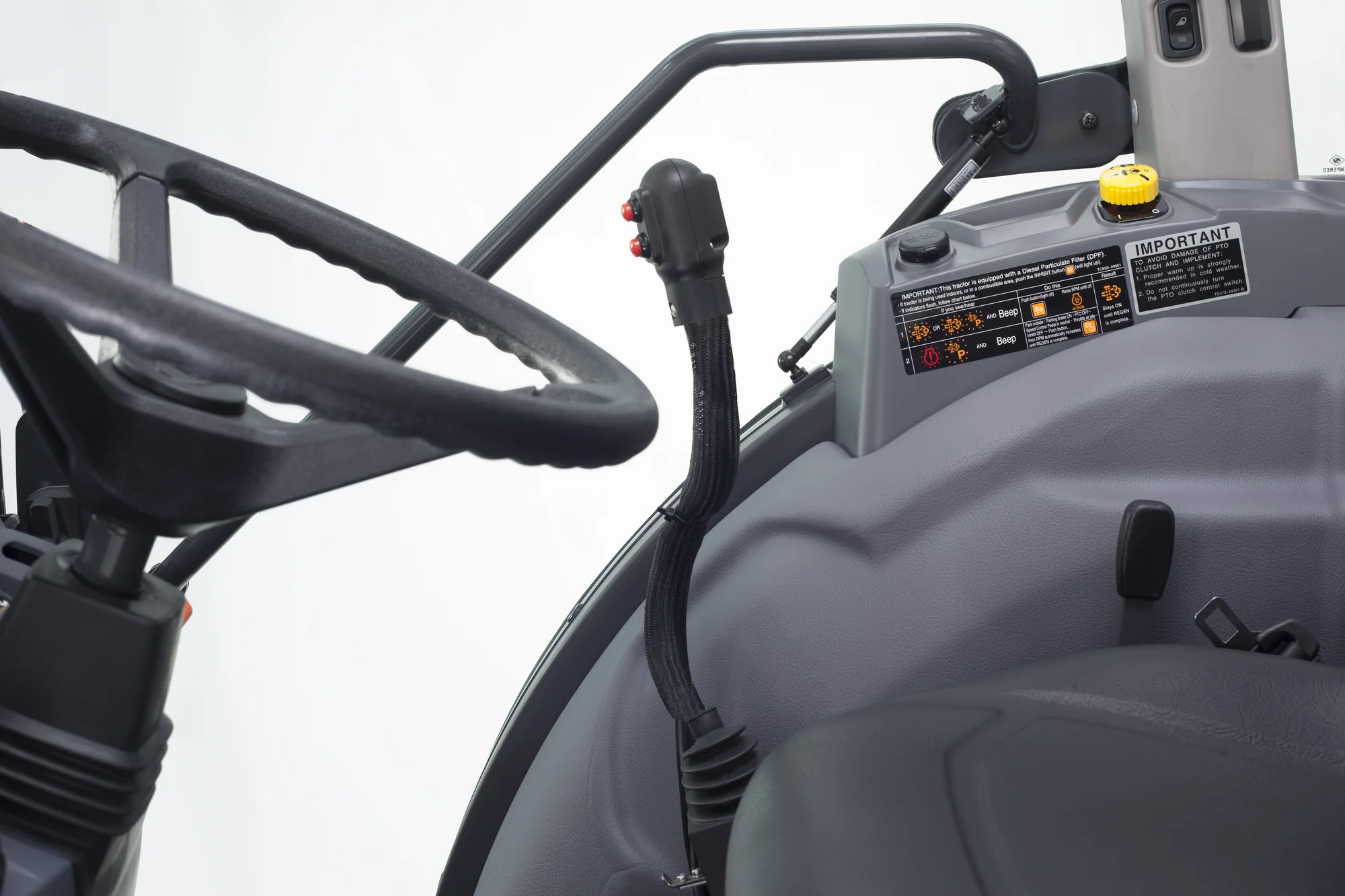 Kubota Mx Series Compact Tractor Mx6000Hstc 28544 Closeup Steering product image