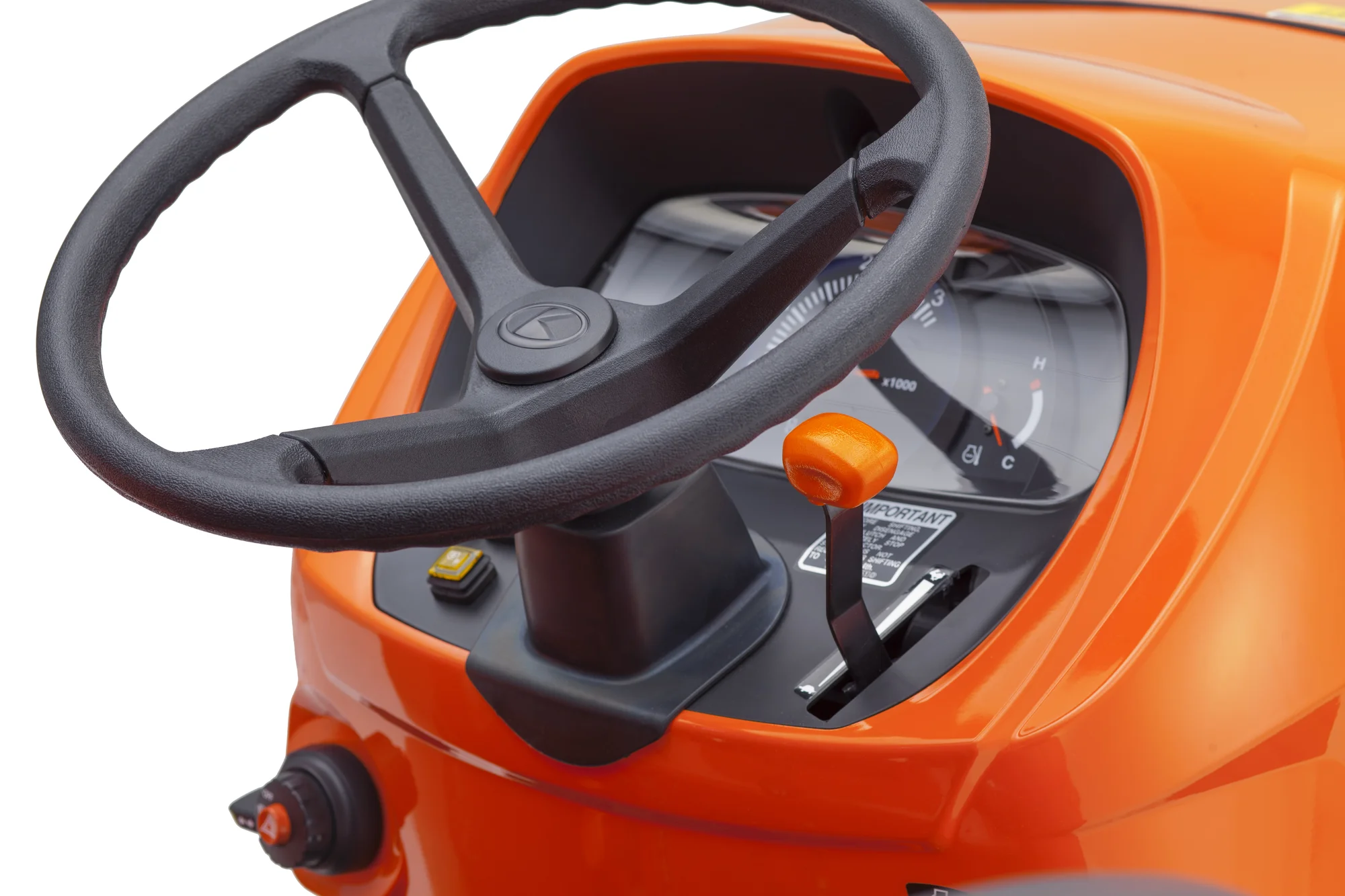 Kubota Mx Series Compact Tractor Mx6000Hstc 28544 Steering Wheel Closeup product image