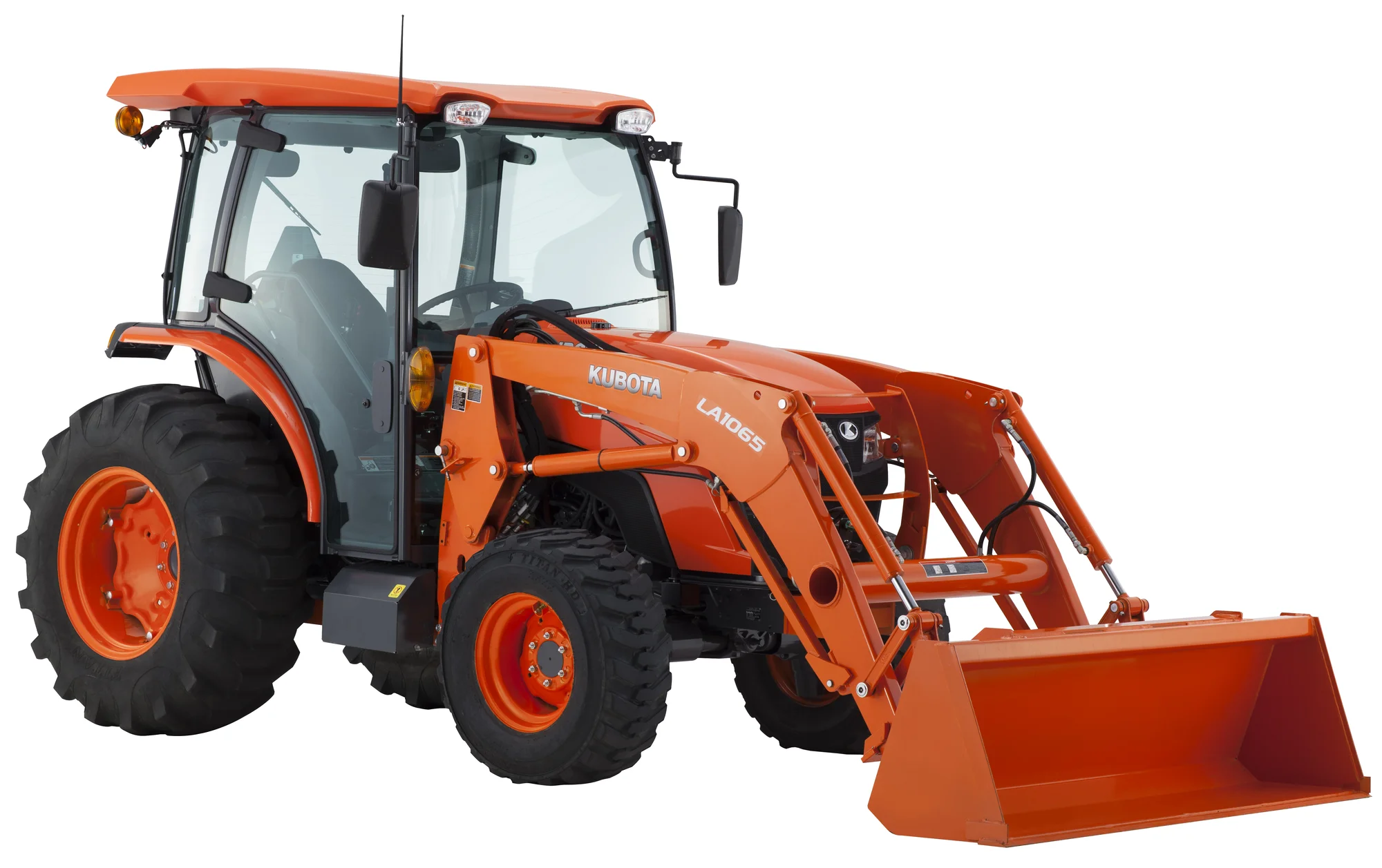 Kubota Mx Series Compact Utility Tractors Mx5400hst 34026 Front View Left Bucket