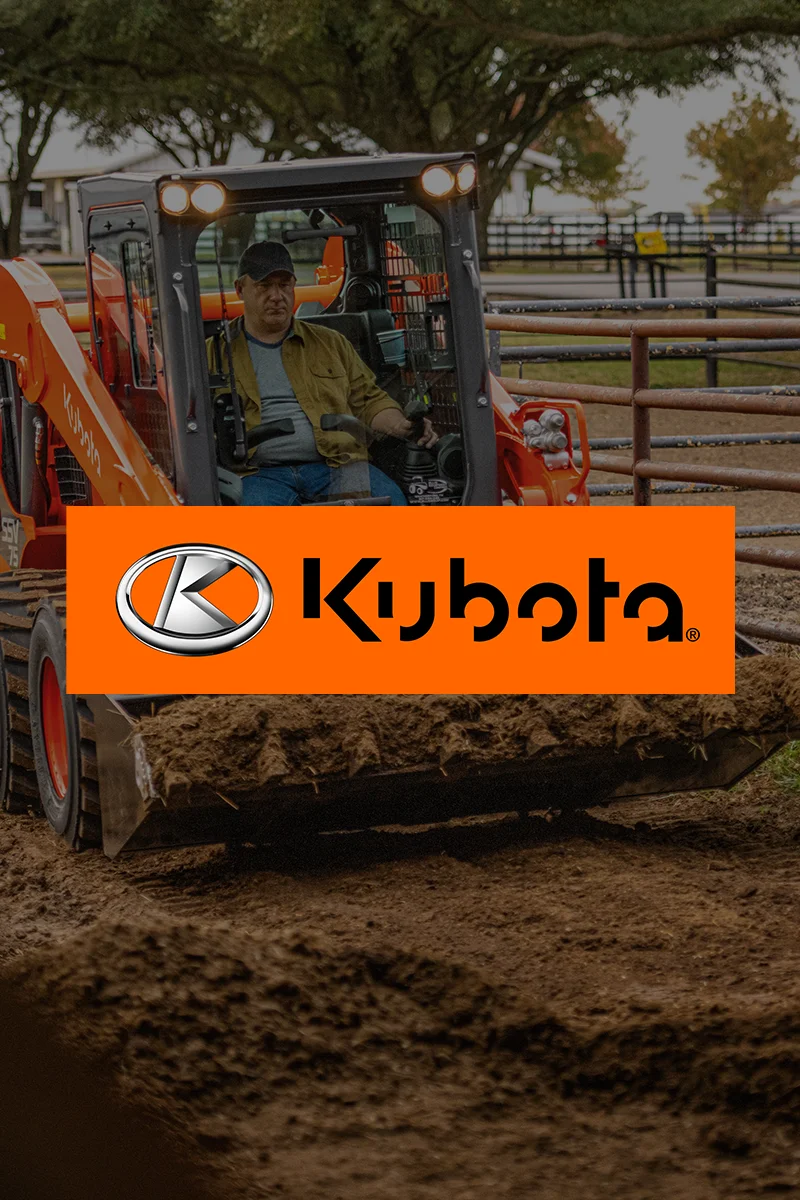 Kubota Navigation Category Landing Page Commercial Equipment