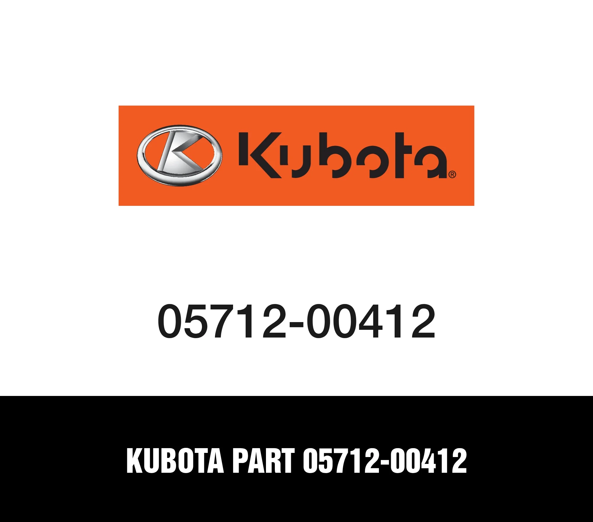 Kubota Part 05712-00412