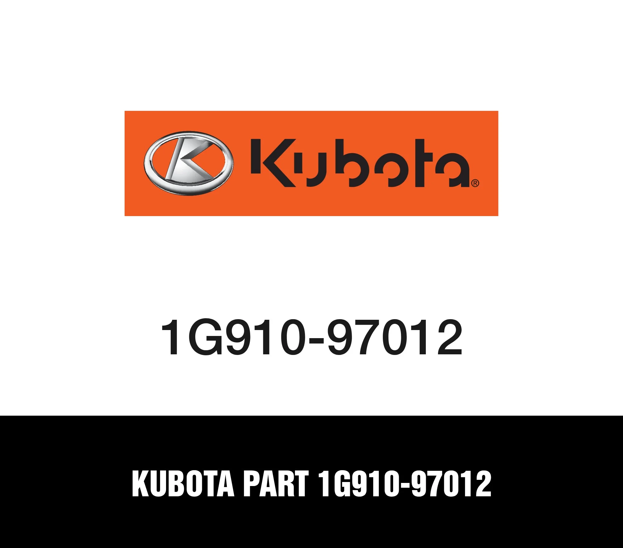 Kubota Part 1G910-97012