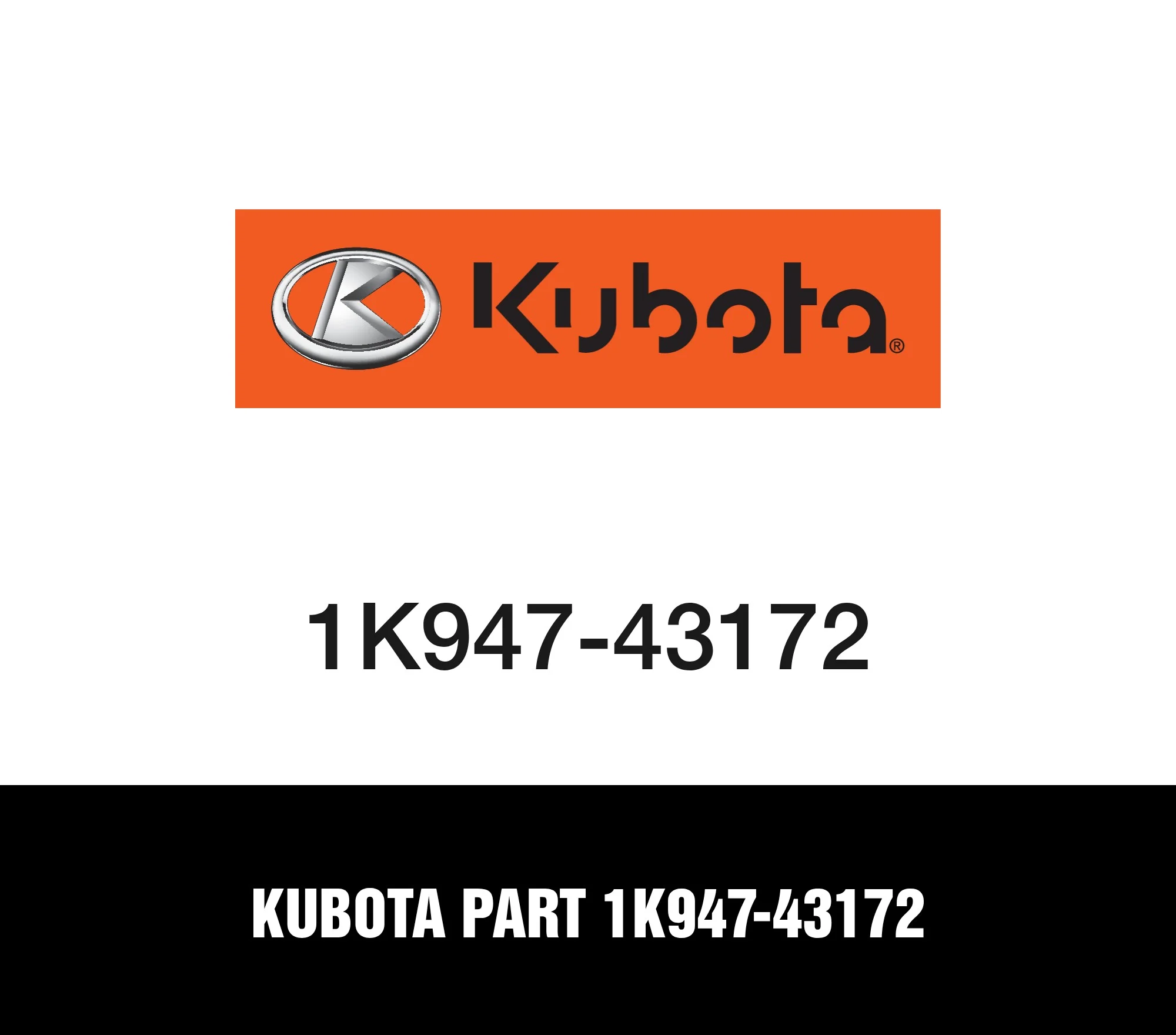 Kubota Part 1K947-43172