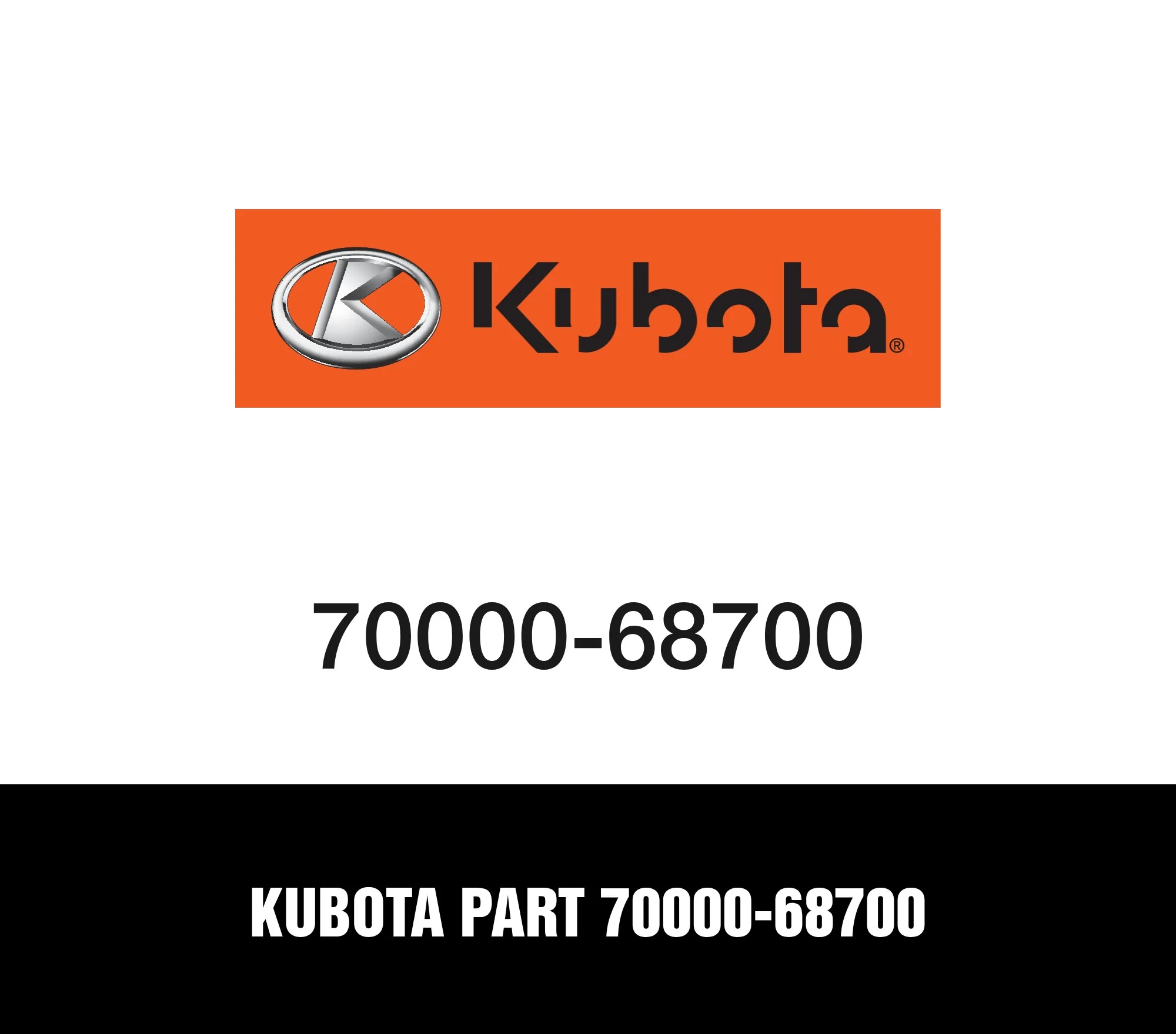 Kubota Part 70000-68700