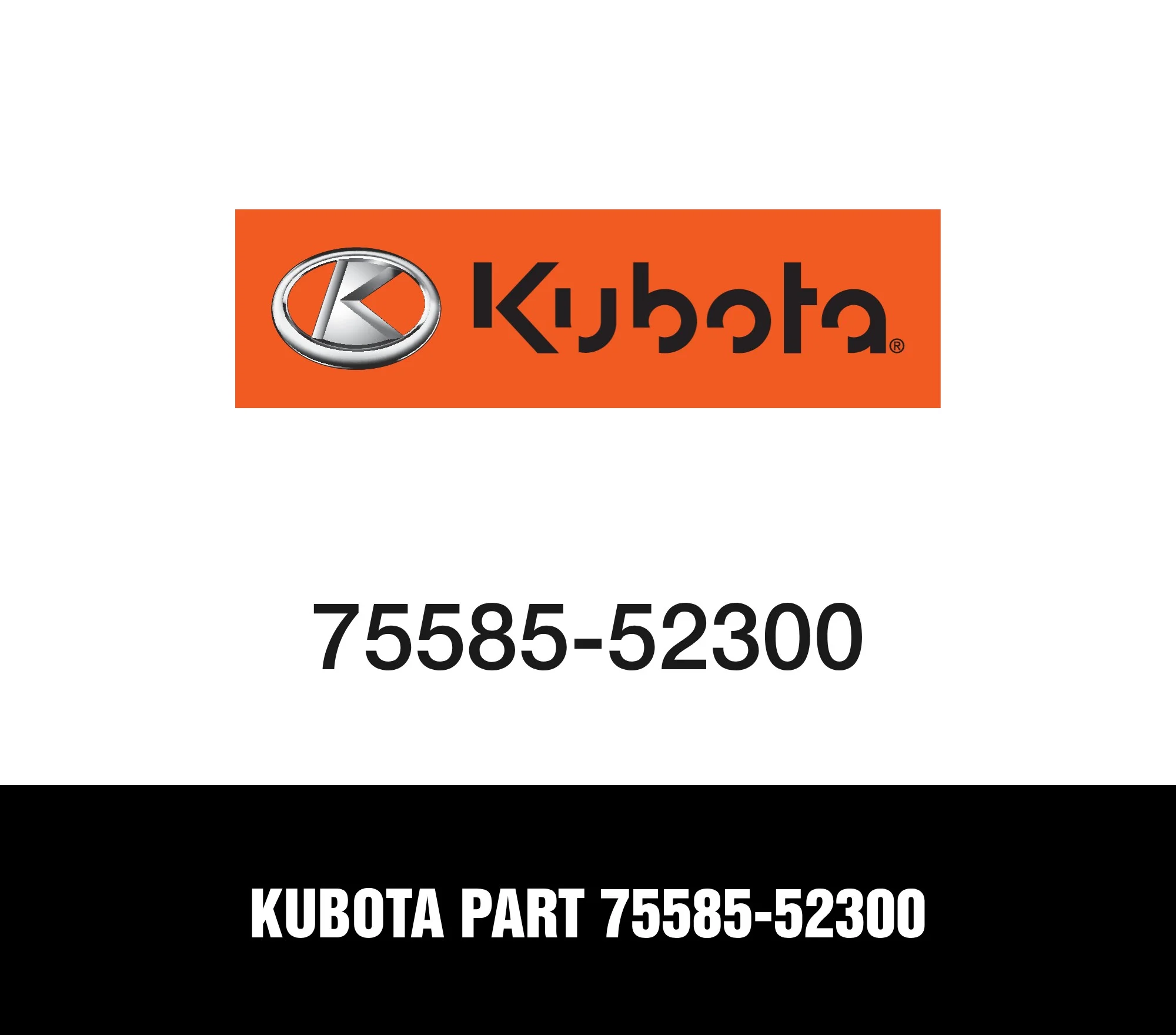 Kubota Part 75585-52300