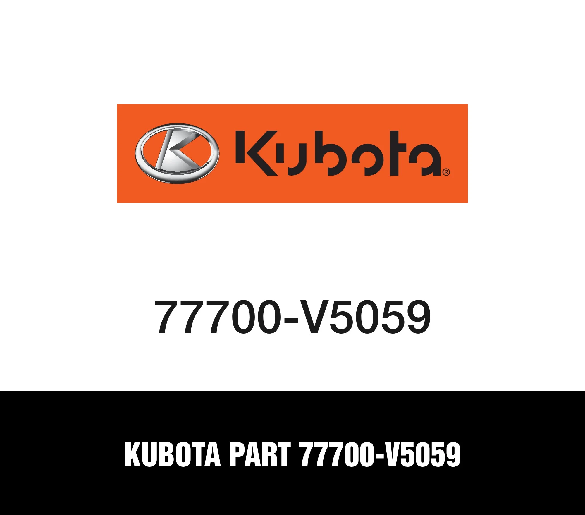 Kubota Part 77700-V5059