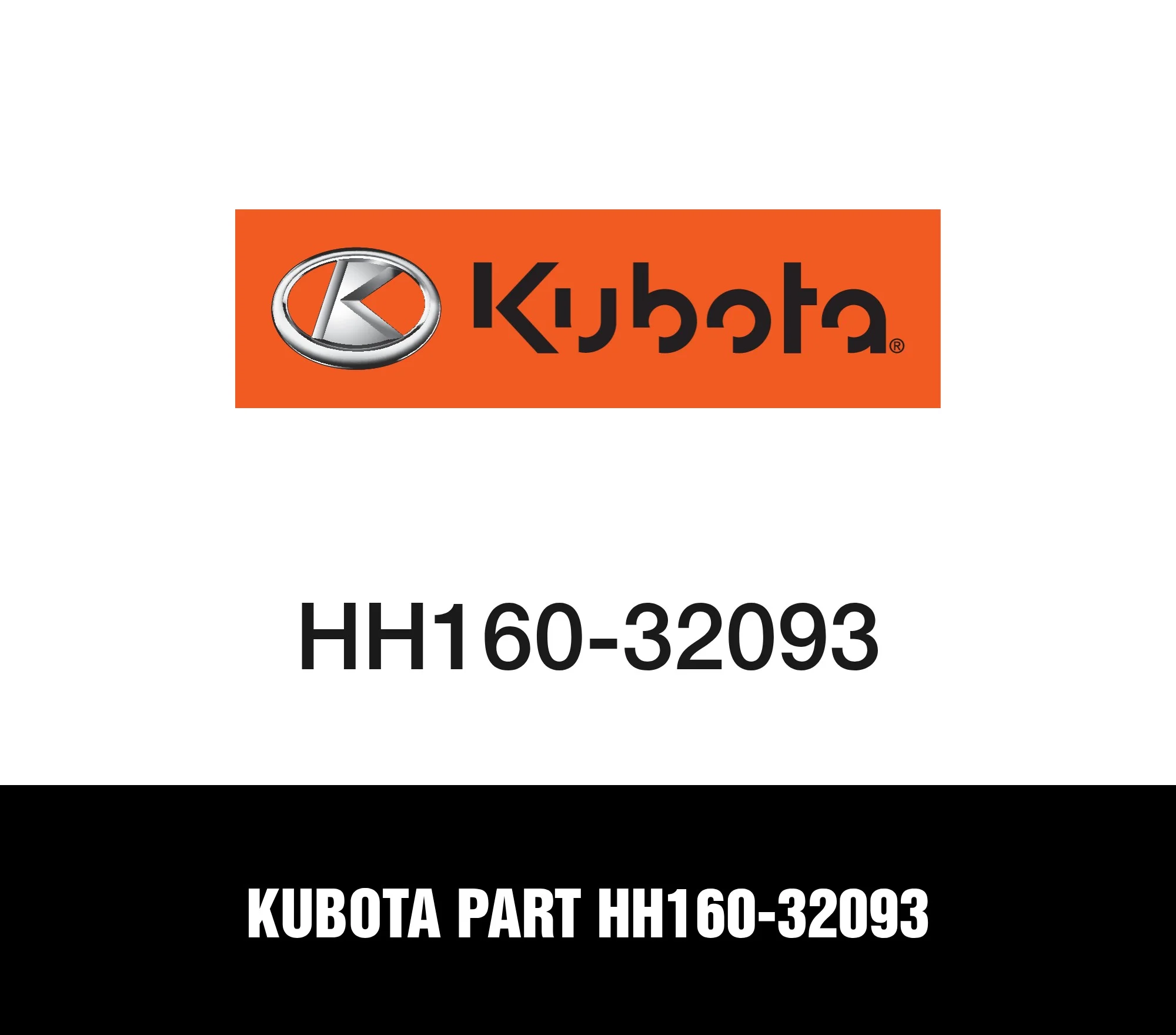 Kubota Part HH160-32093