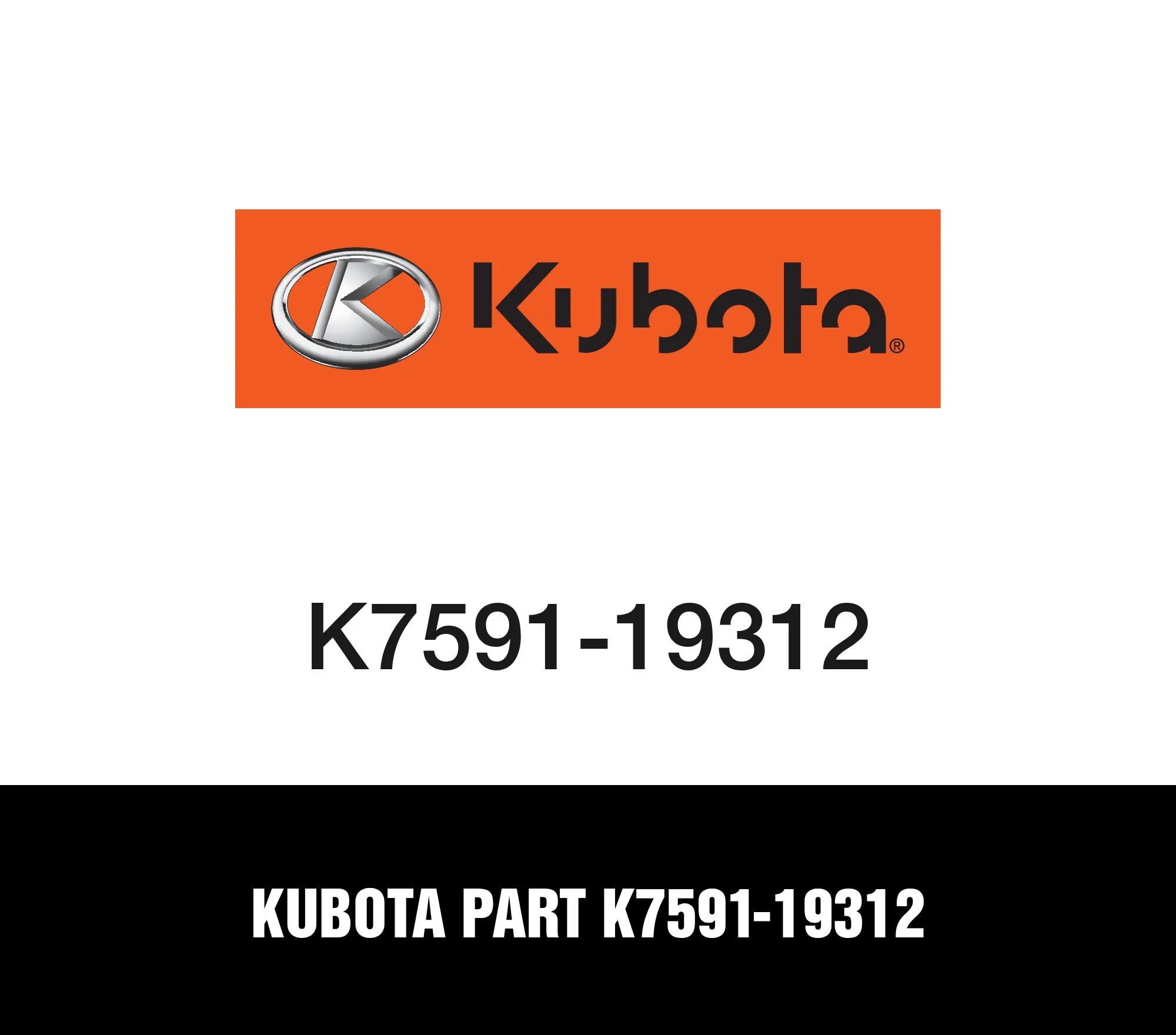 Kubota Part K7591-19312