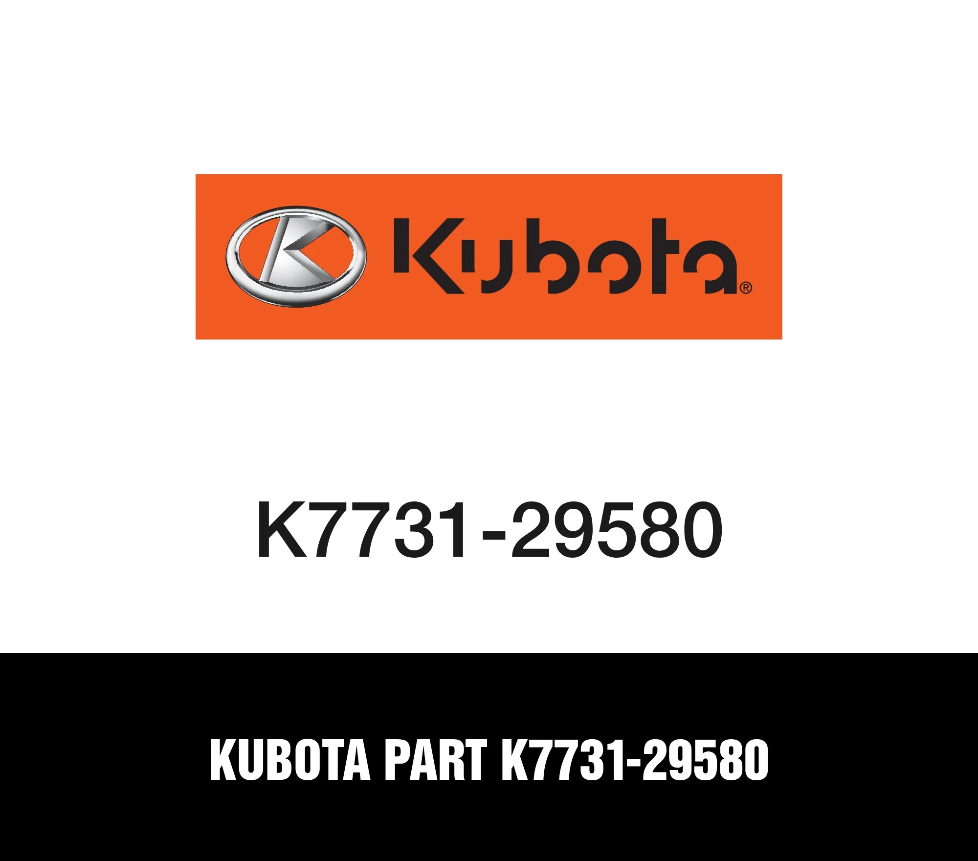 Kubota Part K7731-29580