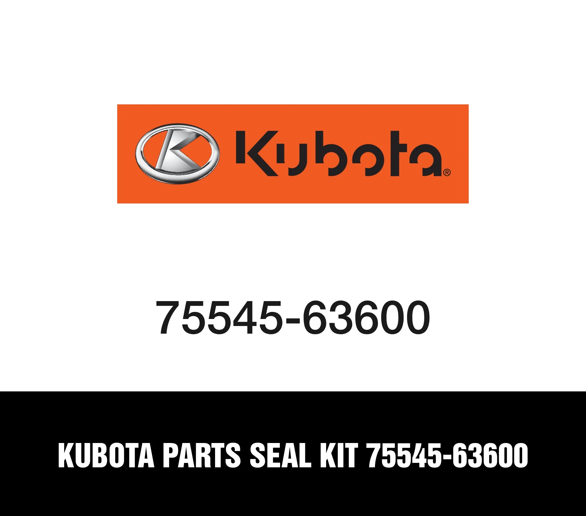 Kubota Parts Seal Kit 75545-63600