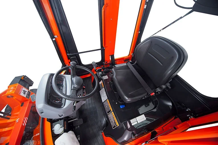 Kubota R Series Construction Equipment 360 Degree High Visibility Cab feature image