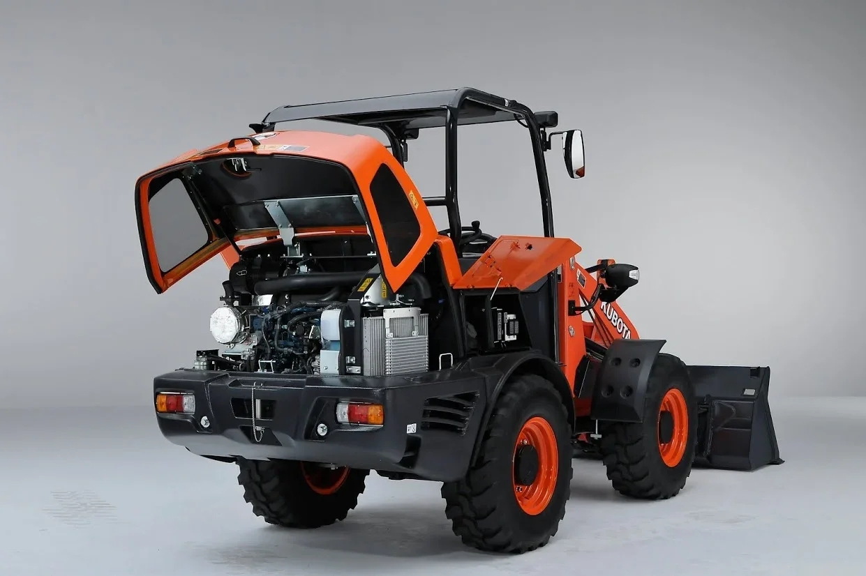 Kubota R Series Construction Equipment Easy Access Service Points feature image